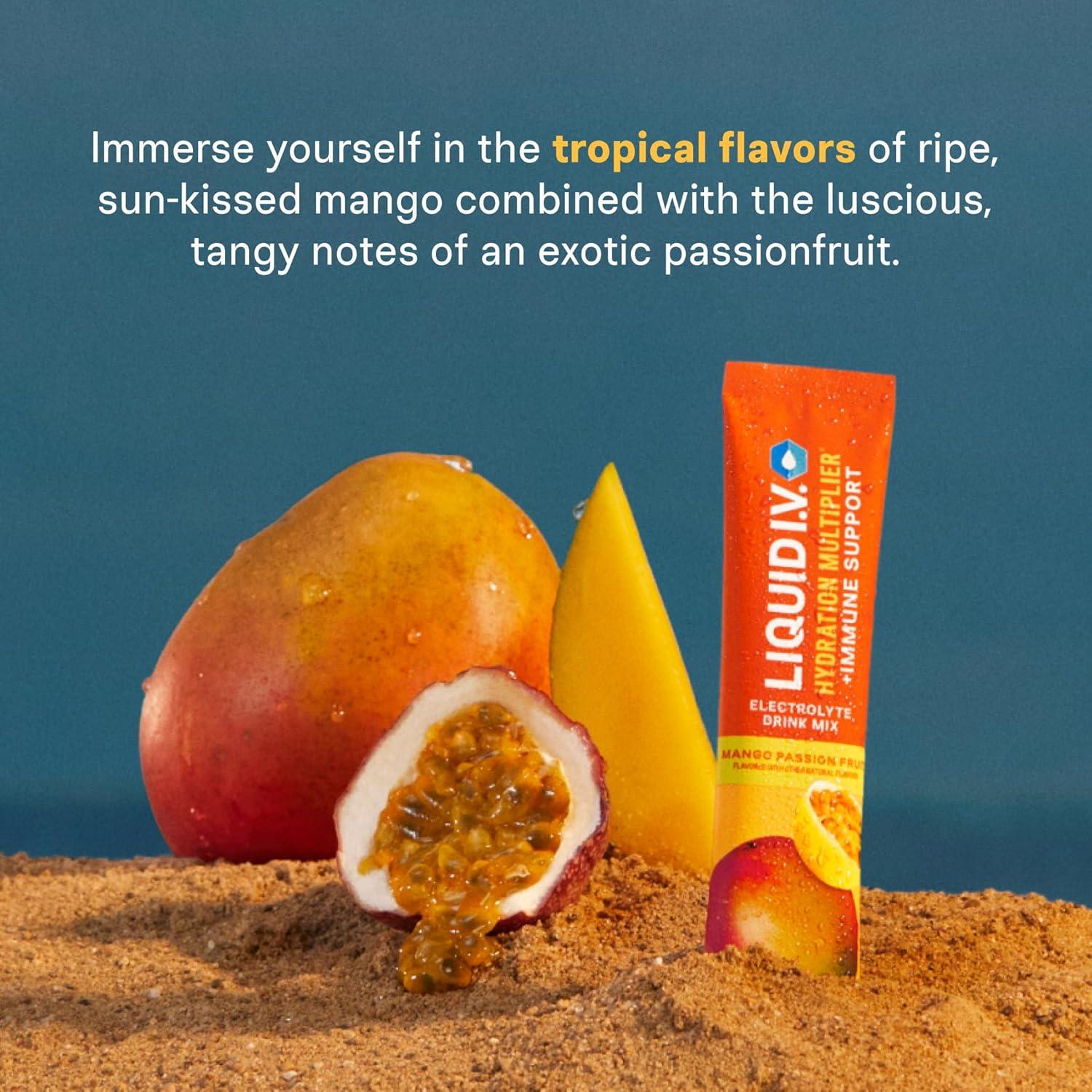 Liquid I.V. Multiplicador de Hidratación Mango Maracuyá 224g