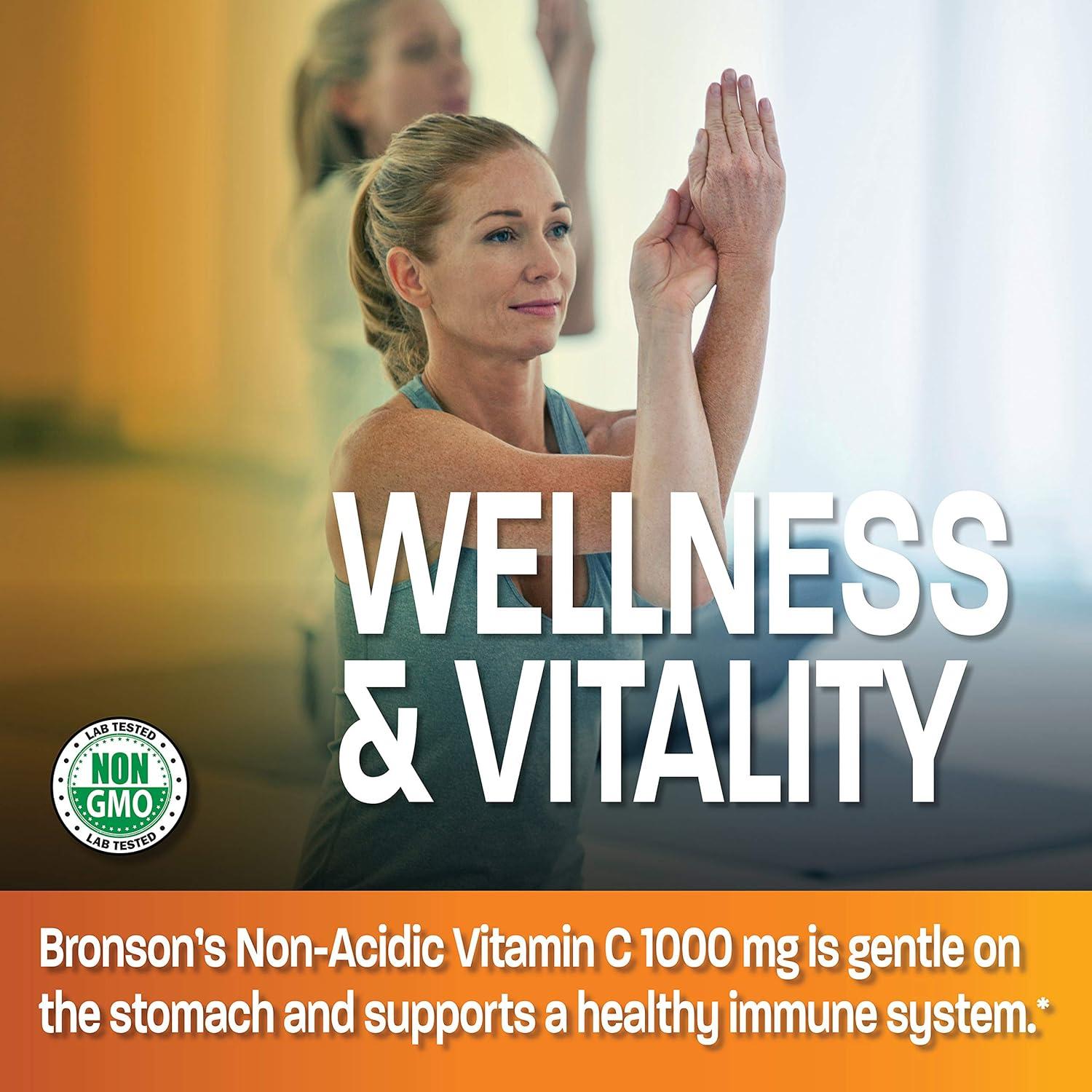 Tabletas de Ascorbato de Sodio Bronson Vitamina C 1000 mg 250 Unidades