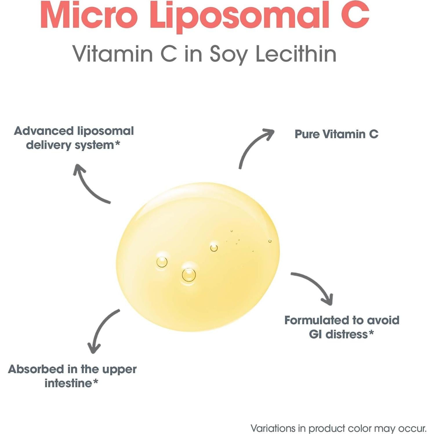 Suplemento Líquido de Vitamina C 1000mg Grupo Alergias 118ml
