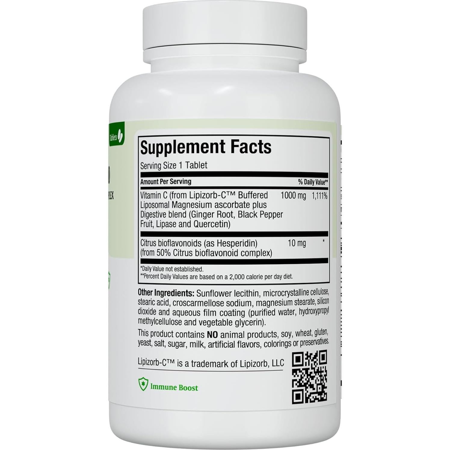 Suplemento de Vitamina C Liposomal 1000mg Maxi Health 90 Tabletas