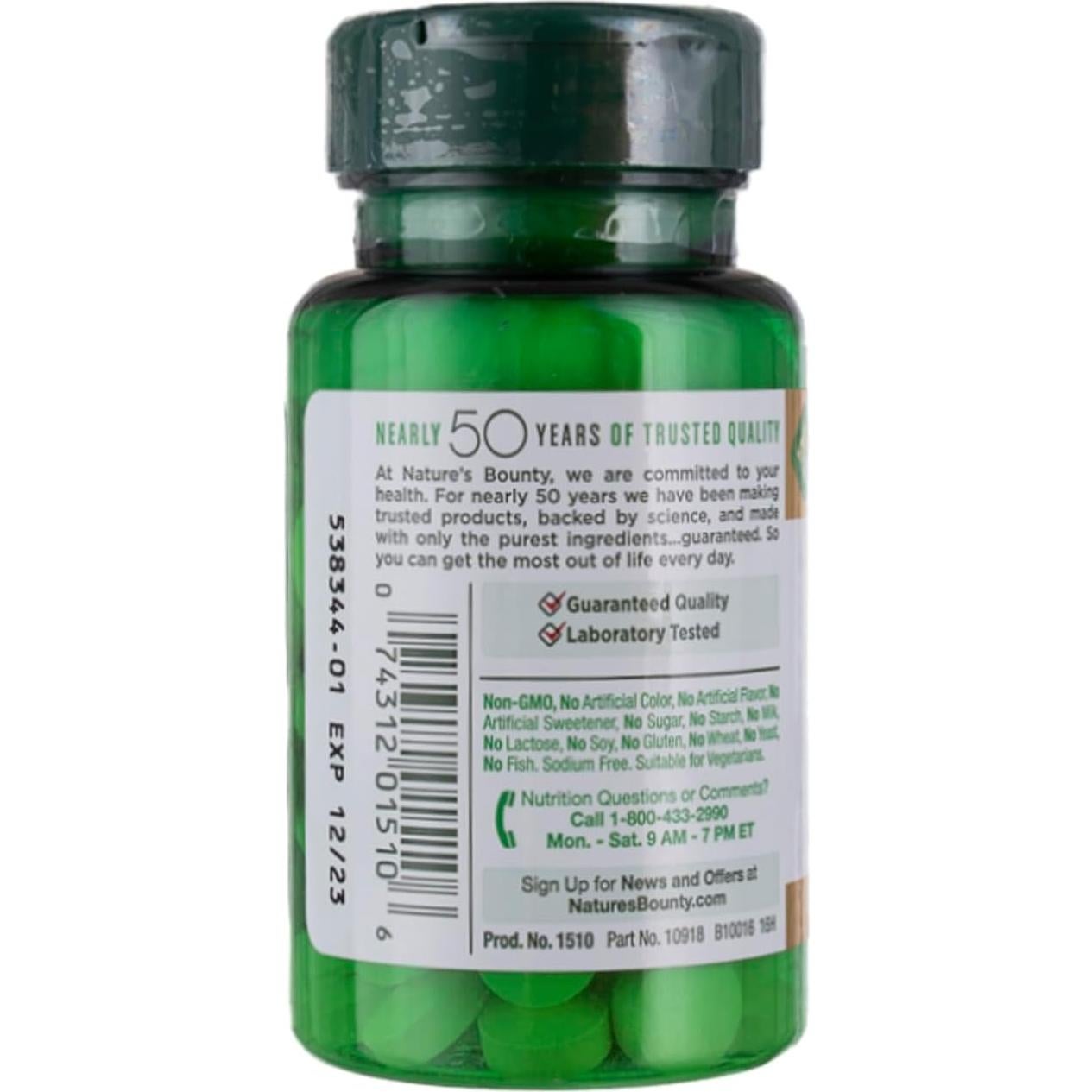 Vitamina C Nature's Bounty 500mg 100 Tabletas