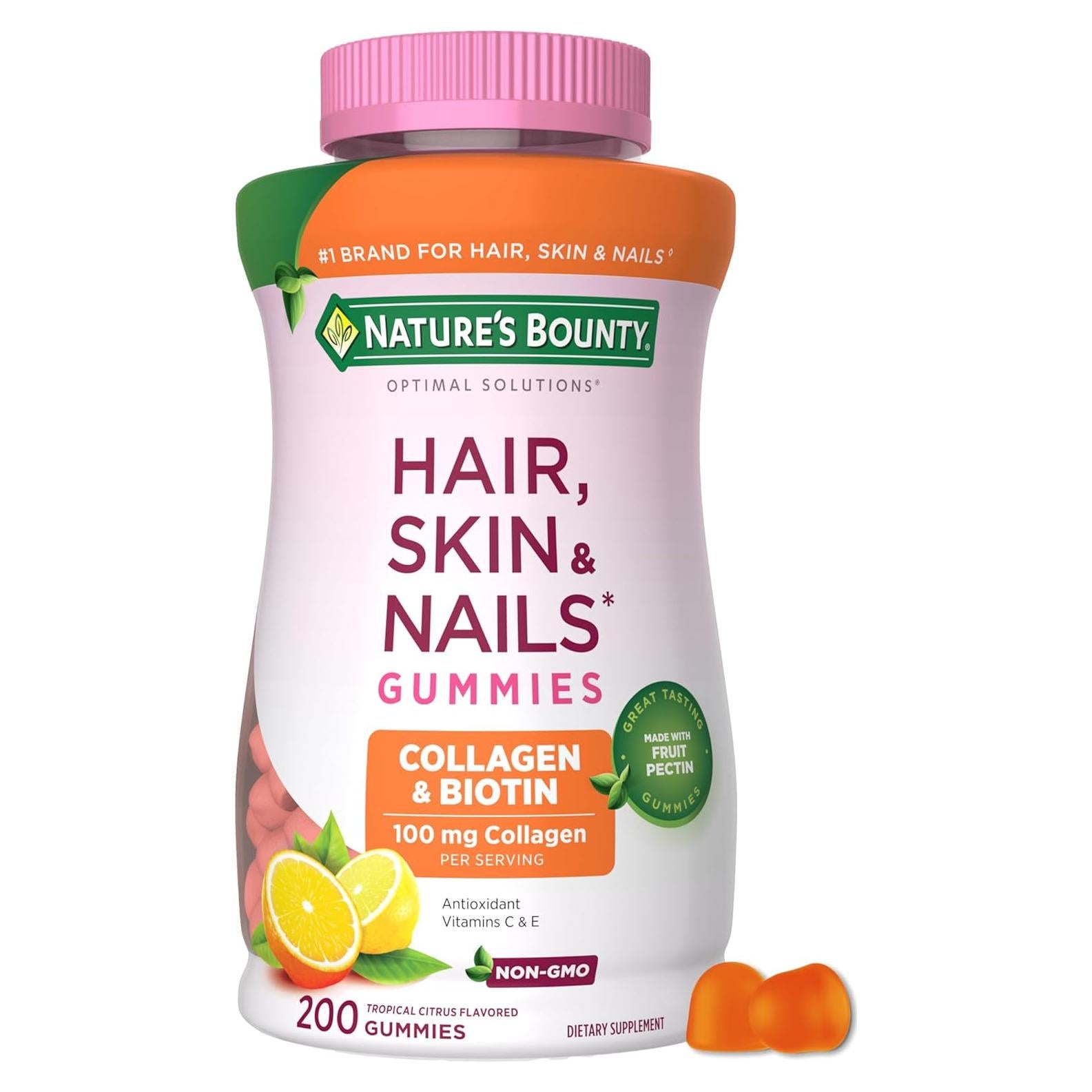 Gomitas de Colágeno y Biotina Nature's Bounty 200 ct