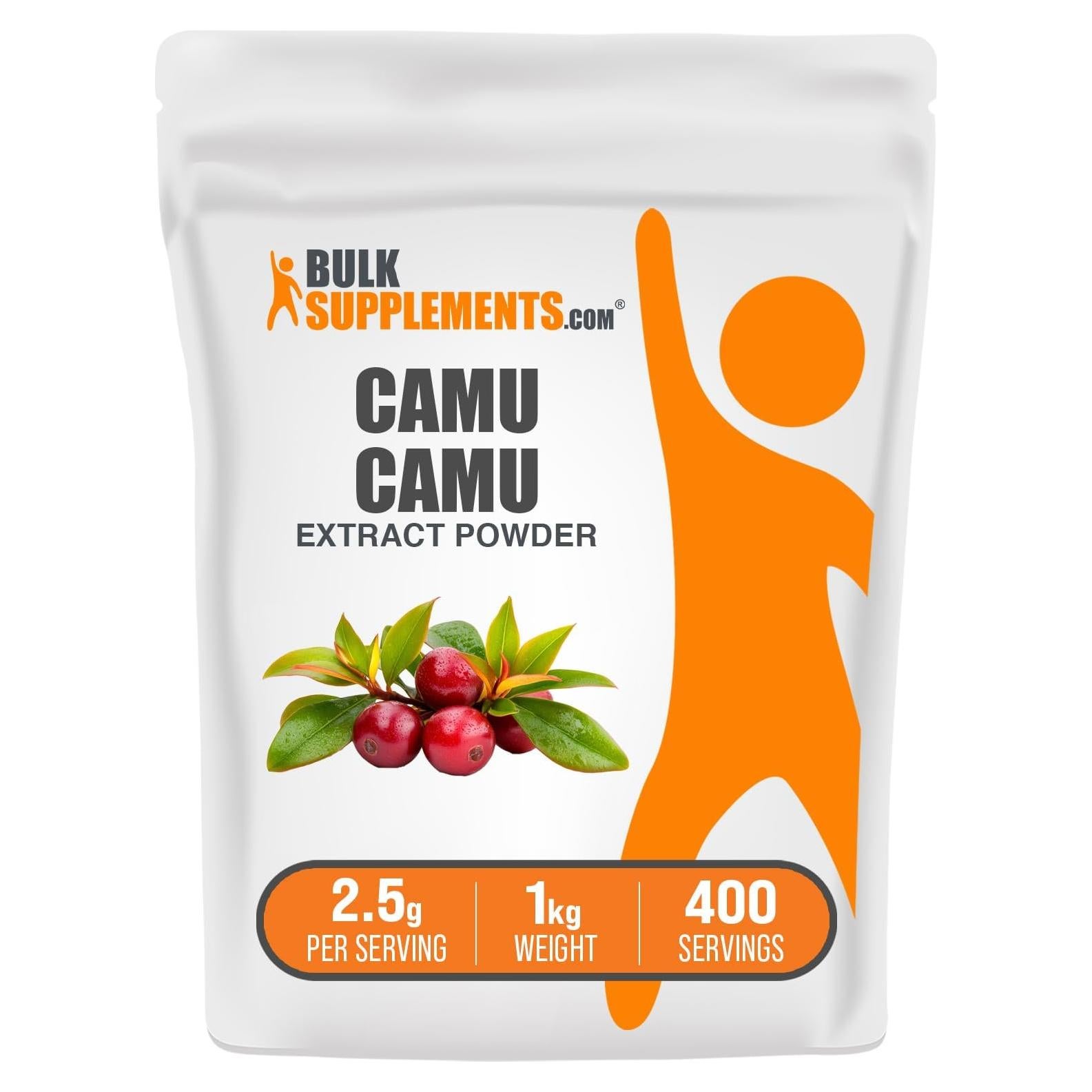 Polvo de Extracto de Camu Camu BulkSupplements 1kg Vegano