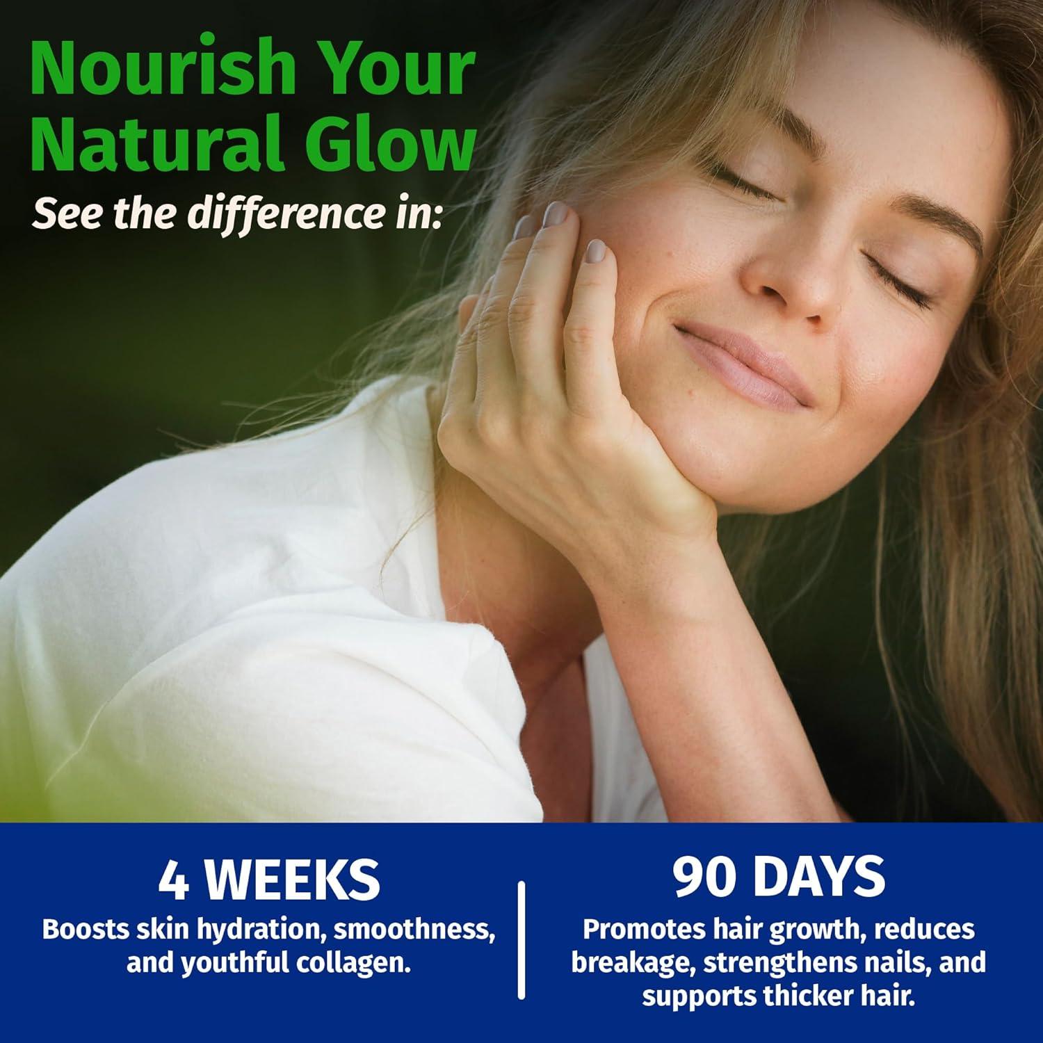 Suplemento 1 Cuerpo Vitaminas Cabello Piel Uñas 60 Cápsulas Veganas