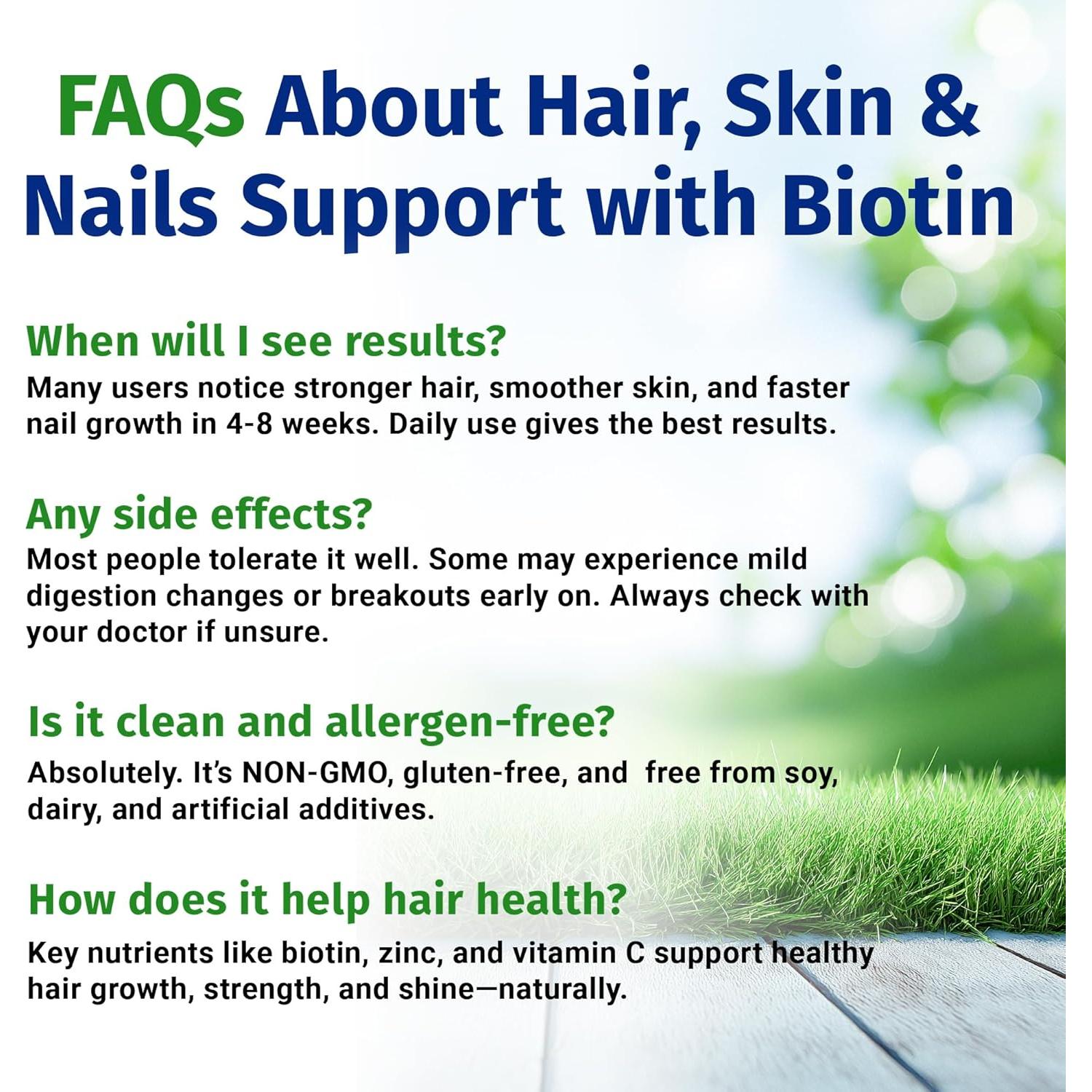 Suplemento 1 Cuerpo Vitaminas Cabello Piel Uñas 60 Cápsulas Veganas