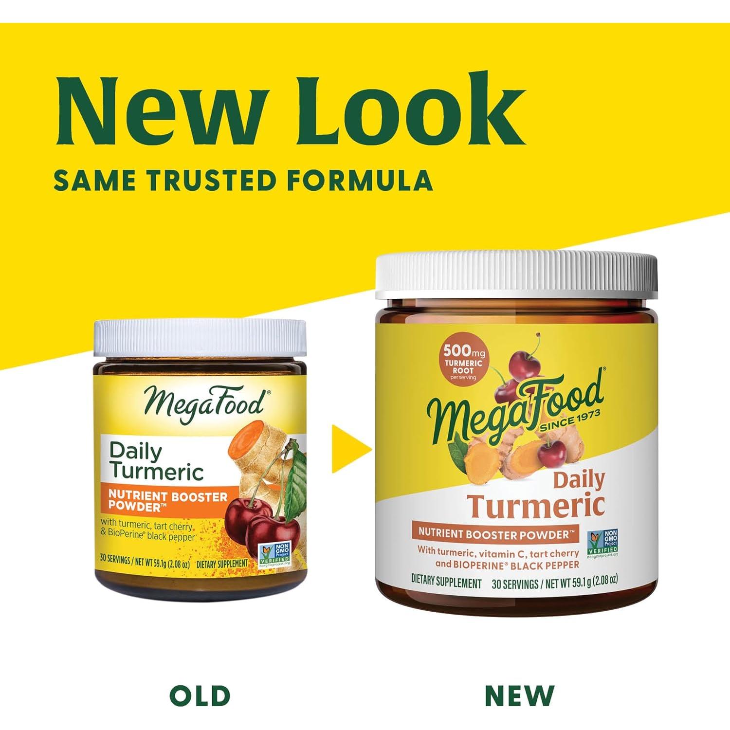 Suplemento de Cúrcuma MegaFood 59g - Vegano con Vitamina C