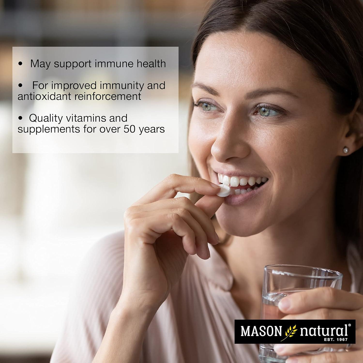 Vitamina C 500 mg Mason Natural - 100 Tabletas Antioxidante