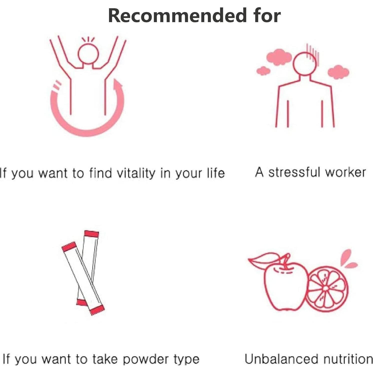 Polvo de Vitamina C 3000mg Korea MEGADOSE 300g - 100 Paquetes