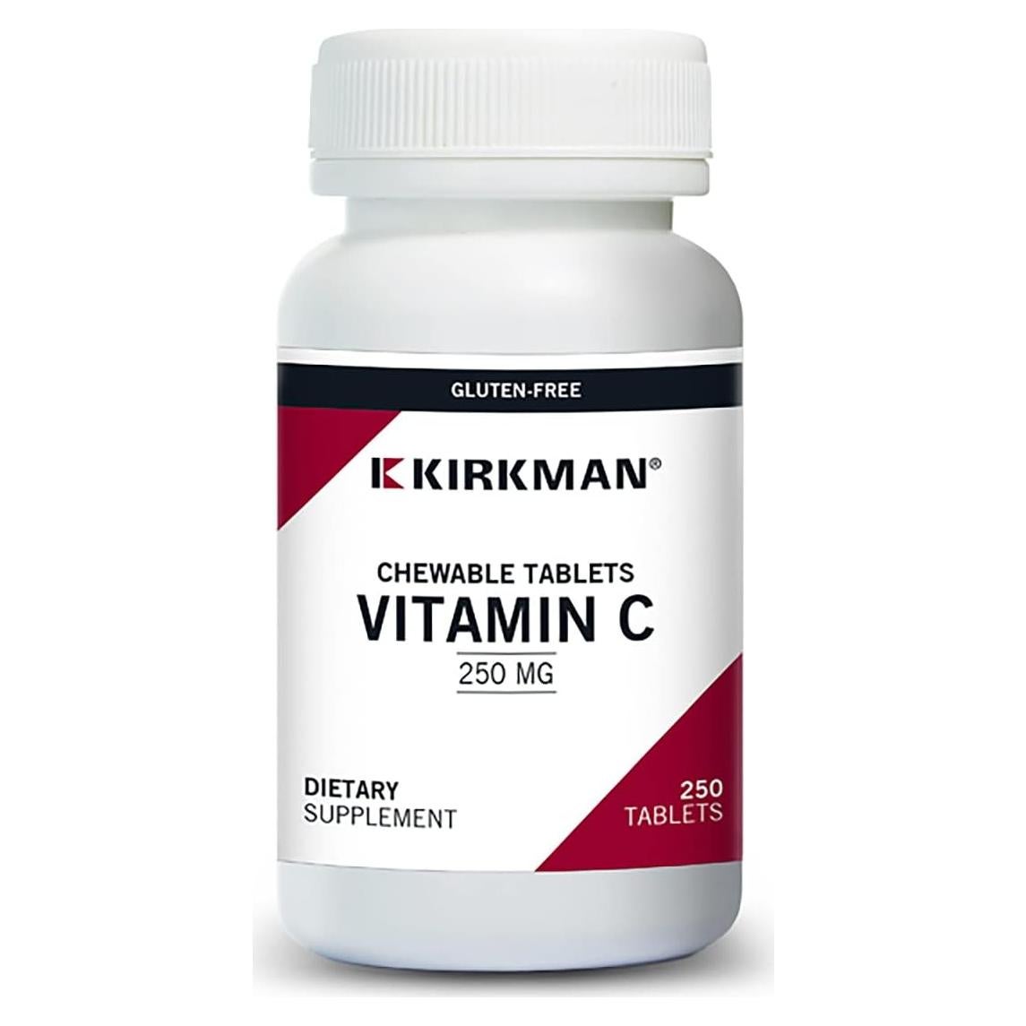 Tabletas Masticables de Vitamina C 250 mg Kirkman - 250 Unidades