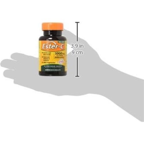 Tabletas Ester-C Salud Americana con Bioflavonoides 90 Unidades