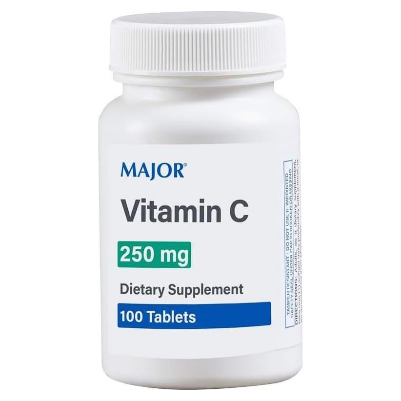 Suplemento Dietético Major Vitamina C 100 Tabletas 250mg