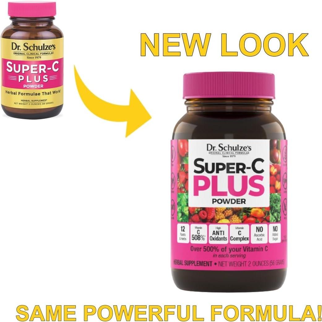 Dr. Schulze Super-C Plus Polvo 56.7 g | Vitamina C Natural