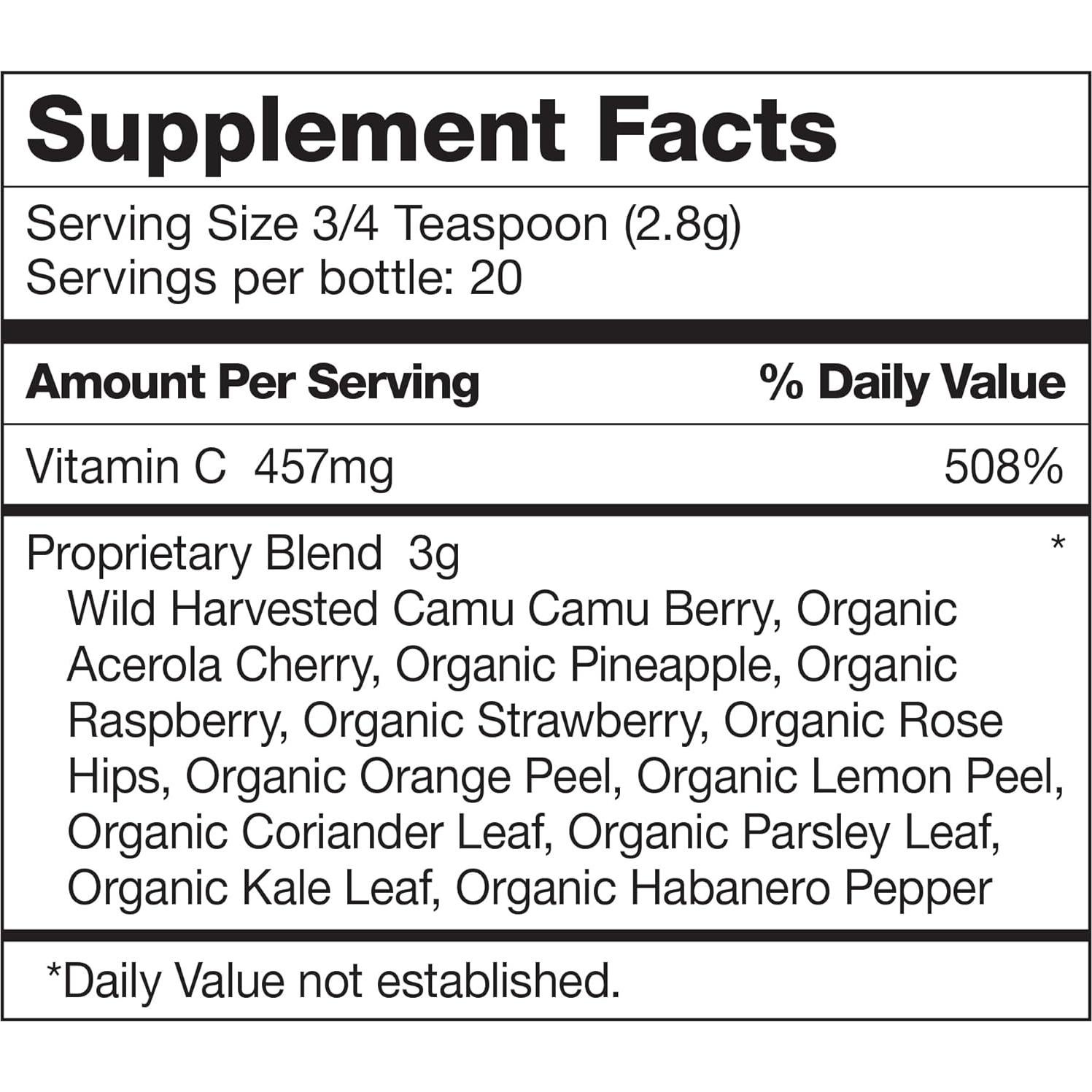 Dr. Schulze Super-C Plus Polvo 56.7 g | Vitamina C Natural