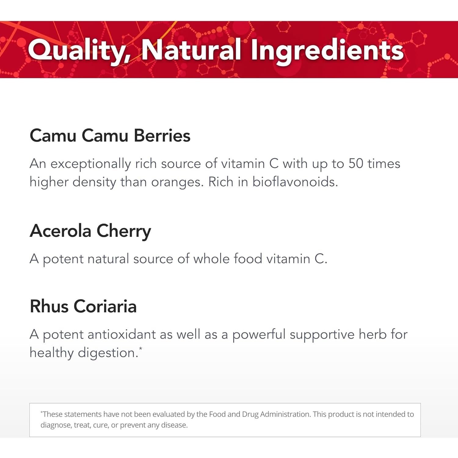 Fuerza del Médico Power-C - 90 Cápsulas Vitamina C Natural