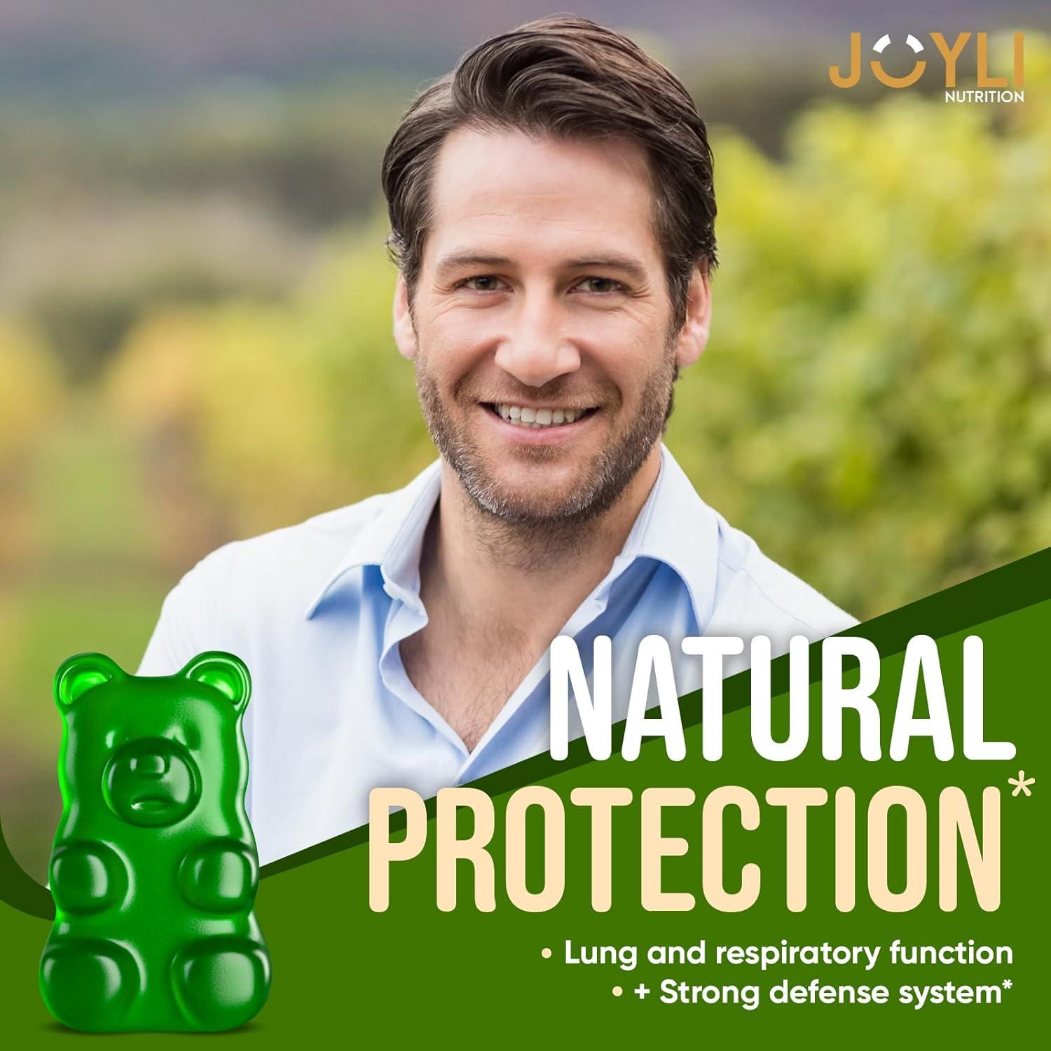 Gomitas de Cañamo JOYLI 60 Unidades - Soporte Pulmonar Natural