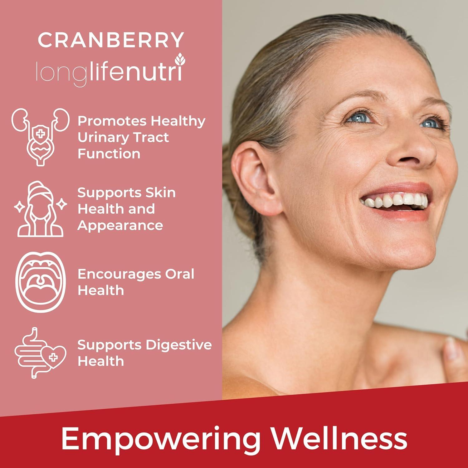 Extracto de Arándano LongLifeNutri 500mg - 180 Cápsulas Vegetarianas