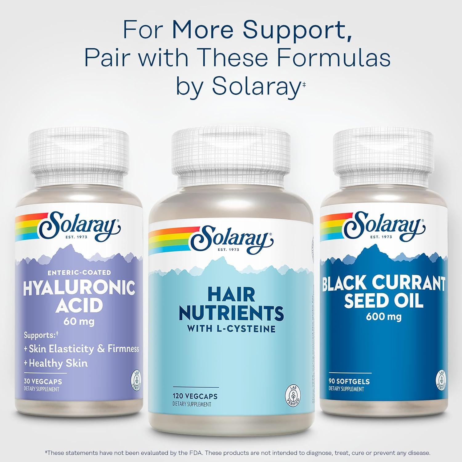 Suplemento Ácido Hialurónico Triple Fuerza Solaray 30 VegCaps