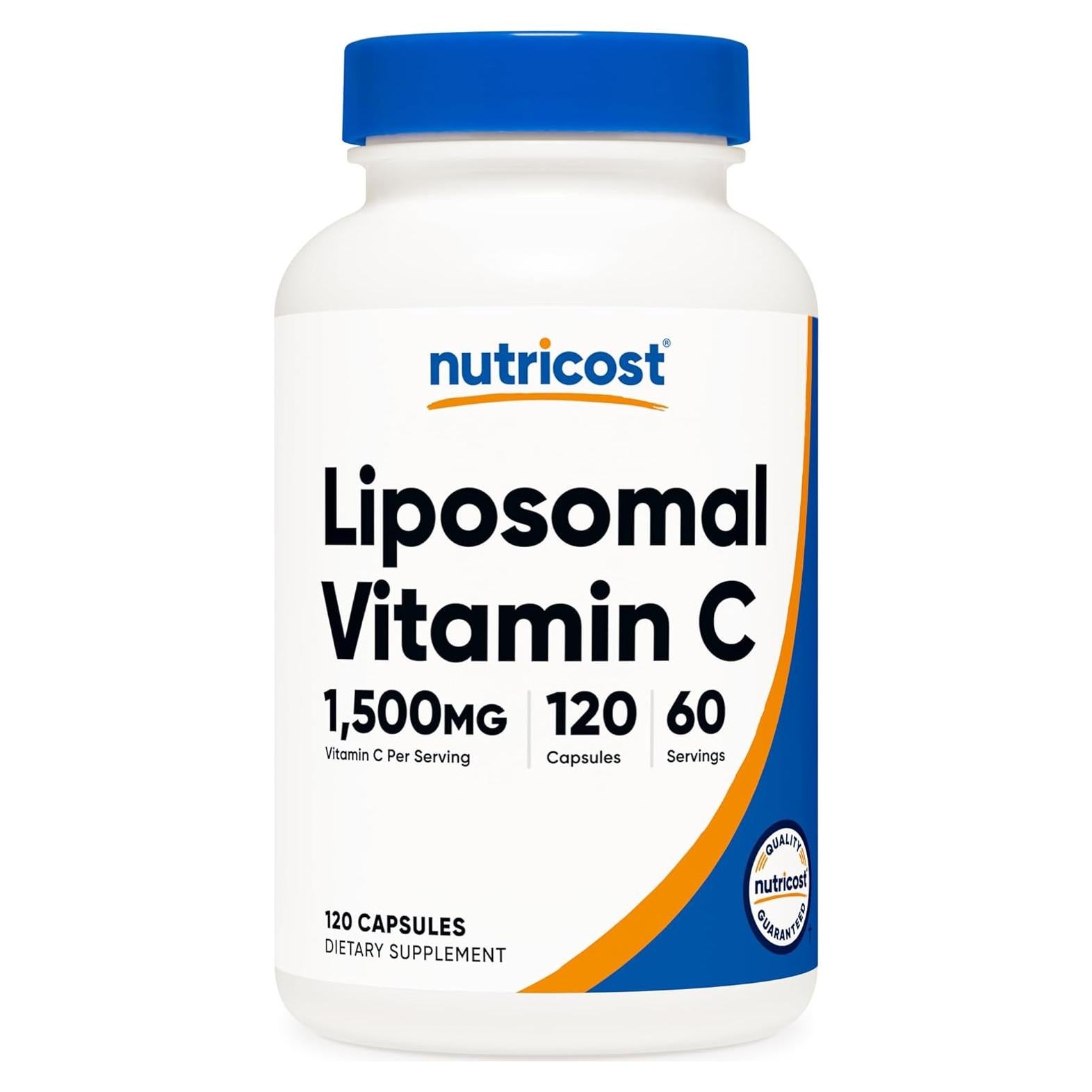 Nutricost Vitamina C Liposomal 1500mg 120 Cápsulas Veganas