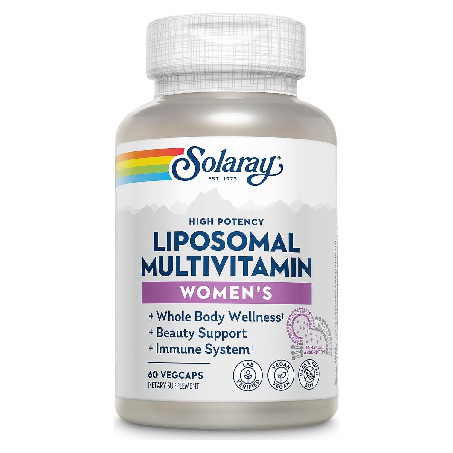 Multivitamina Liposomal Solaray para Mujeres 60 VegCaps