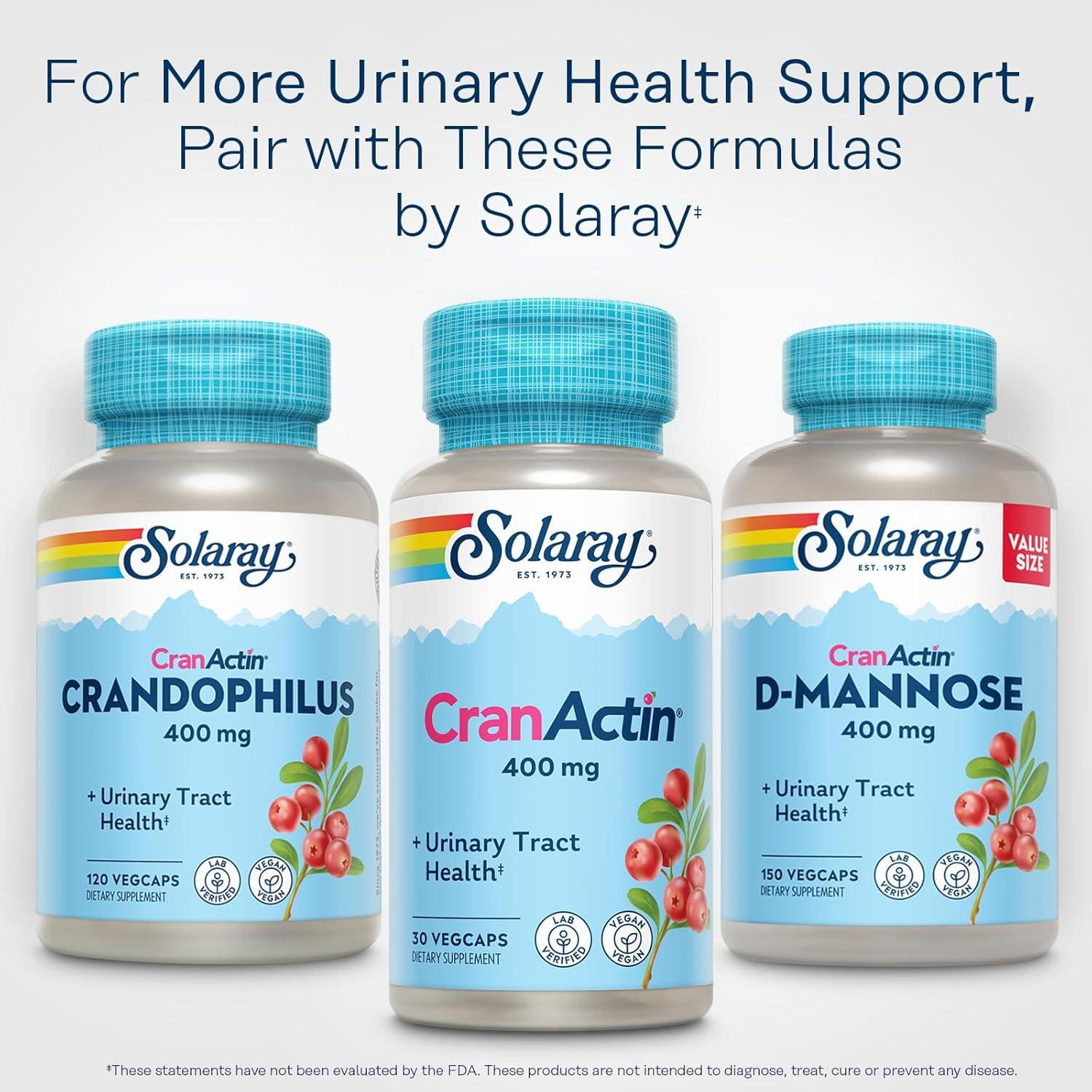 Extracto de Arándano CranActin Solaray 400 mg - 30 VegCaps