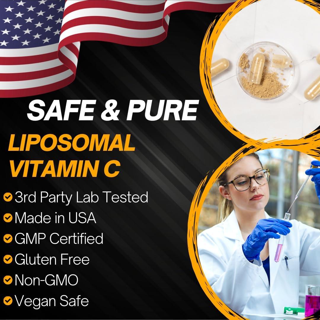 Suplemento de Vitamina C Liposomal Advanced Bionetix 120 Cápsulas 1000mg