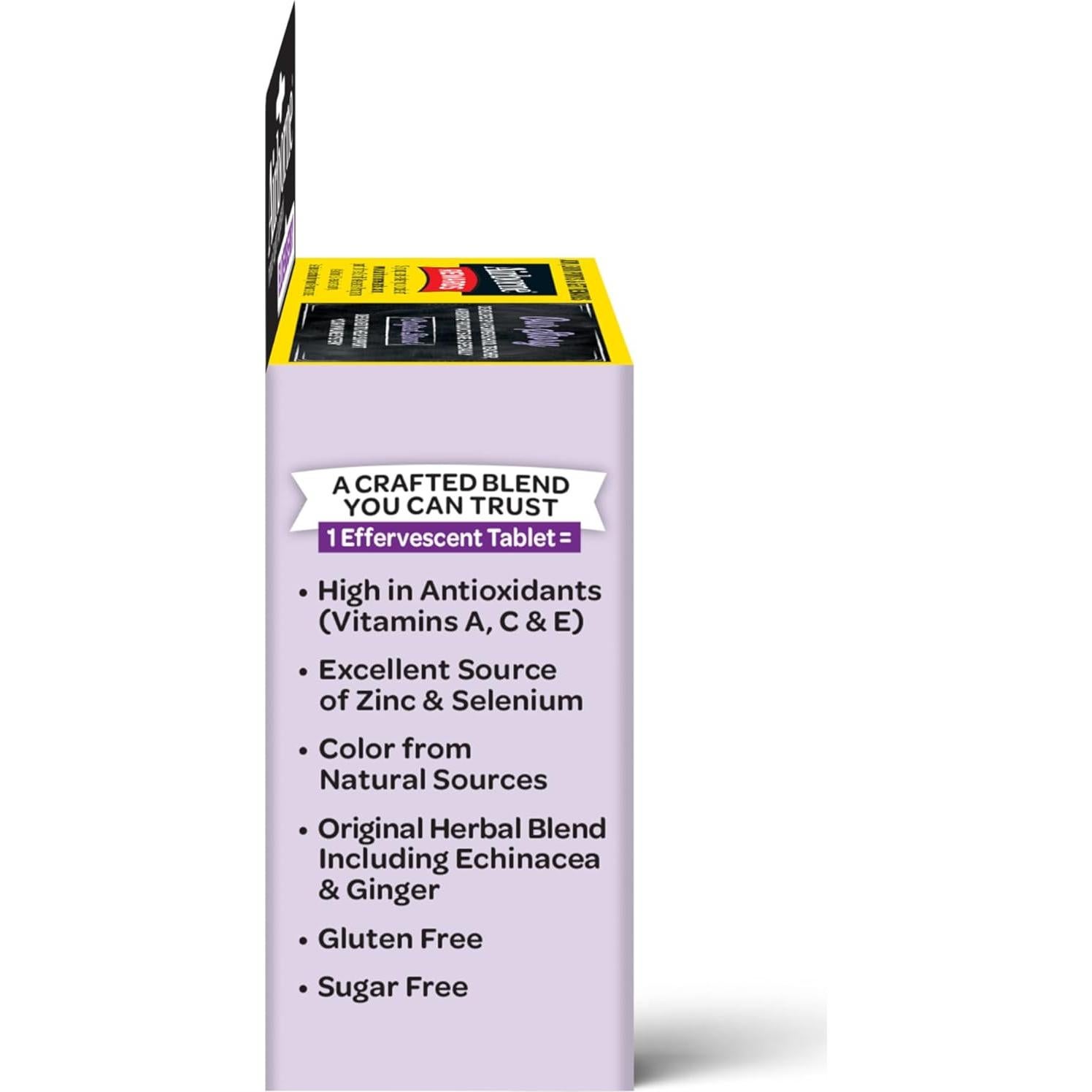 Tabletas Efervescentes Airborne Saúco 20 Unidades 1000mg Vitamina C