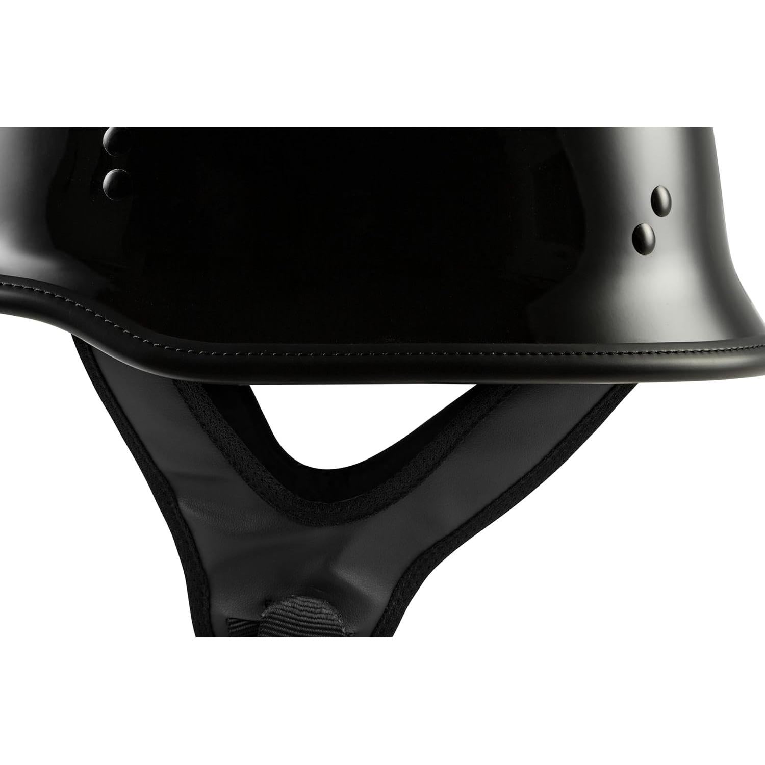 Casco Beanie Highway 21 XX-Large Negro Brillante D.O.T.