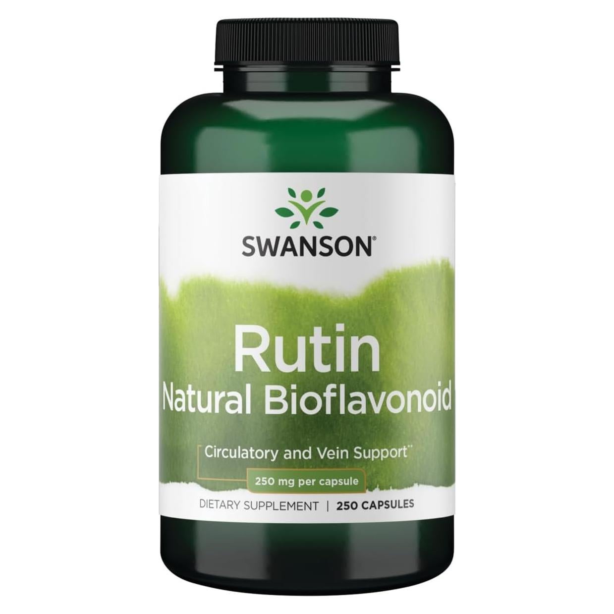 Swanson Rutin 250 mg 250 Cápsulas - Bioflavonoide Antioxidante