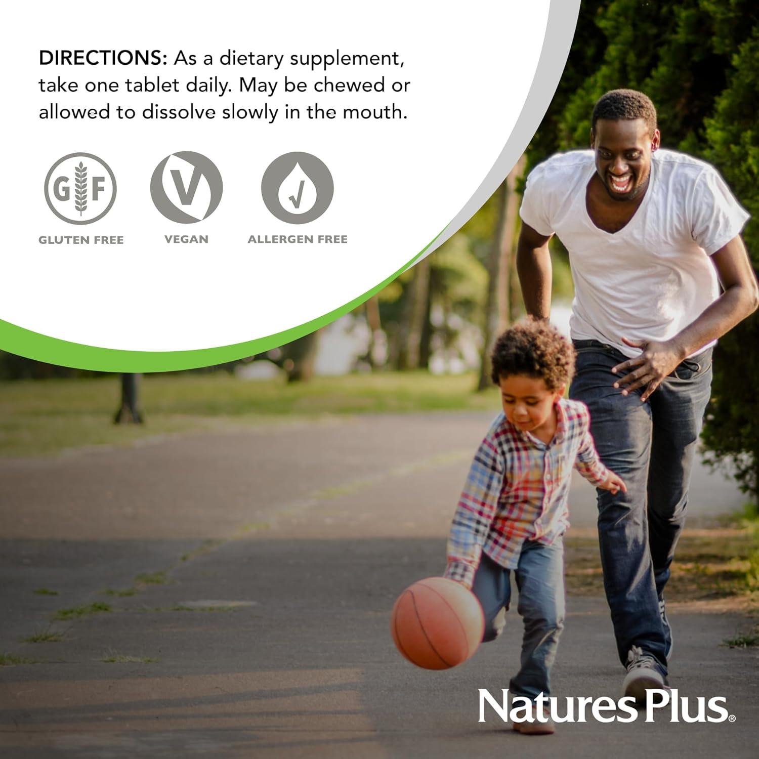 Suplemento de Hierro Masticable NaturesPlus Cereza 90 Tabletas