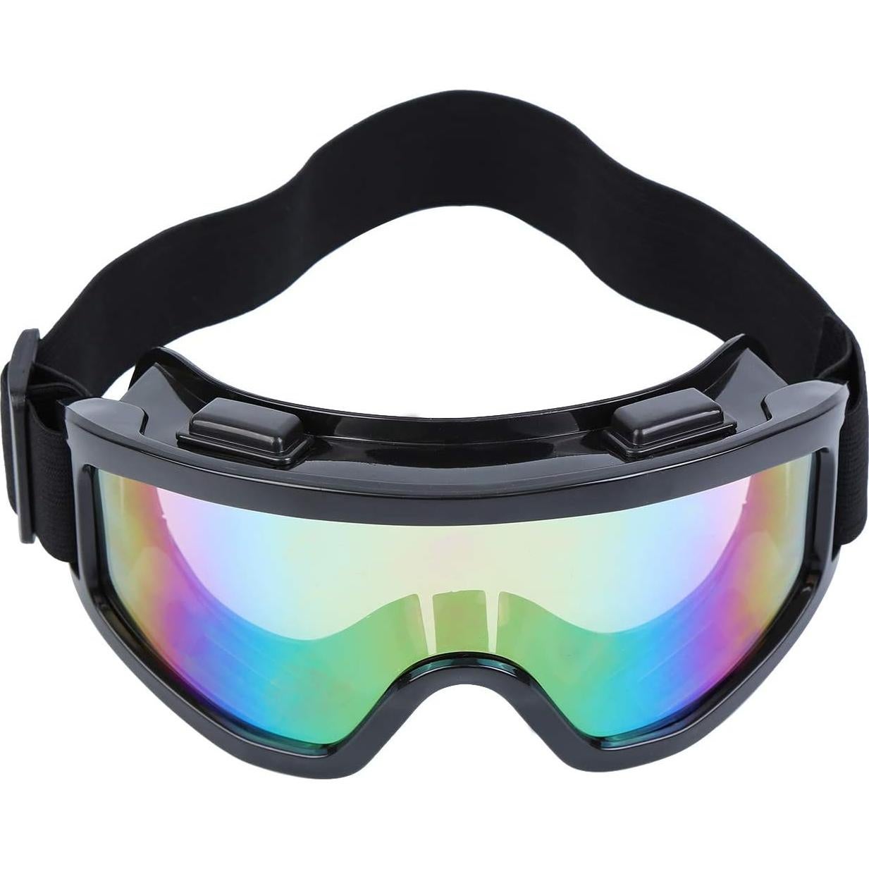 Casco de Motocross Senhill Mediano Negro con Guantes y Gafas