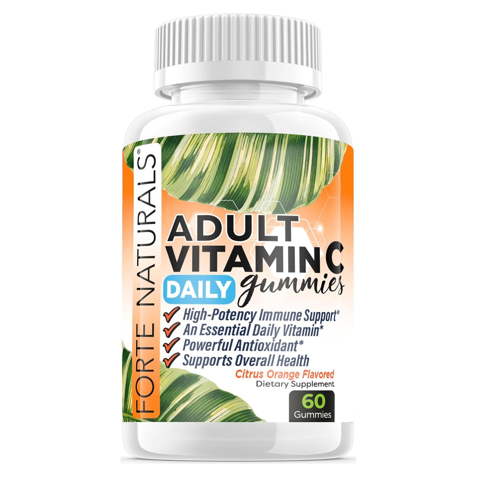 Gomitas de Vitamina C 250mg Forte Naturals - 60 Unidades Sabor Naranja