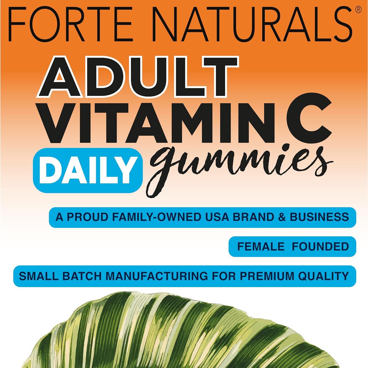 Gomitas de Vitamina C 250mg Forte Naturals - 60 Unidades Sabor Naranja