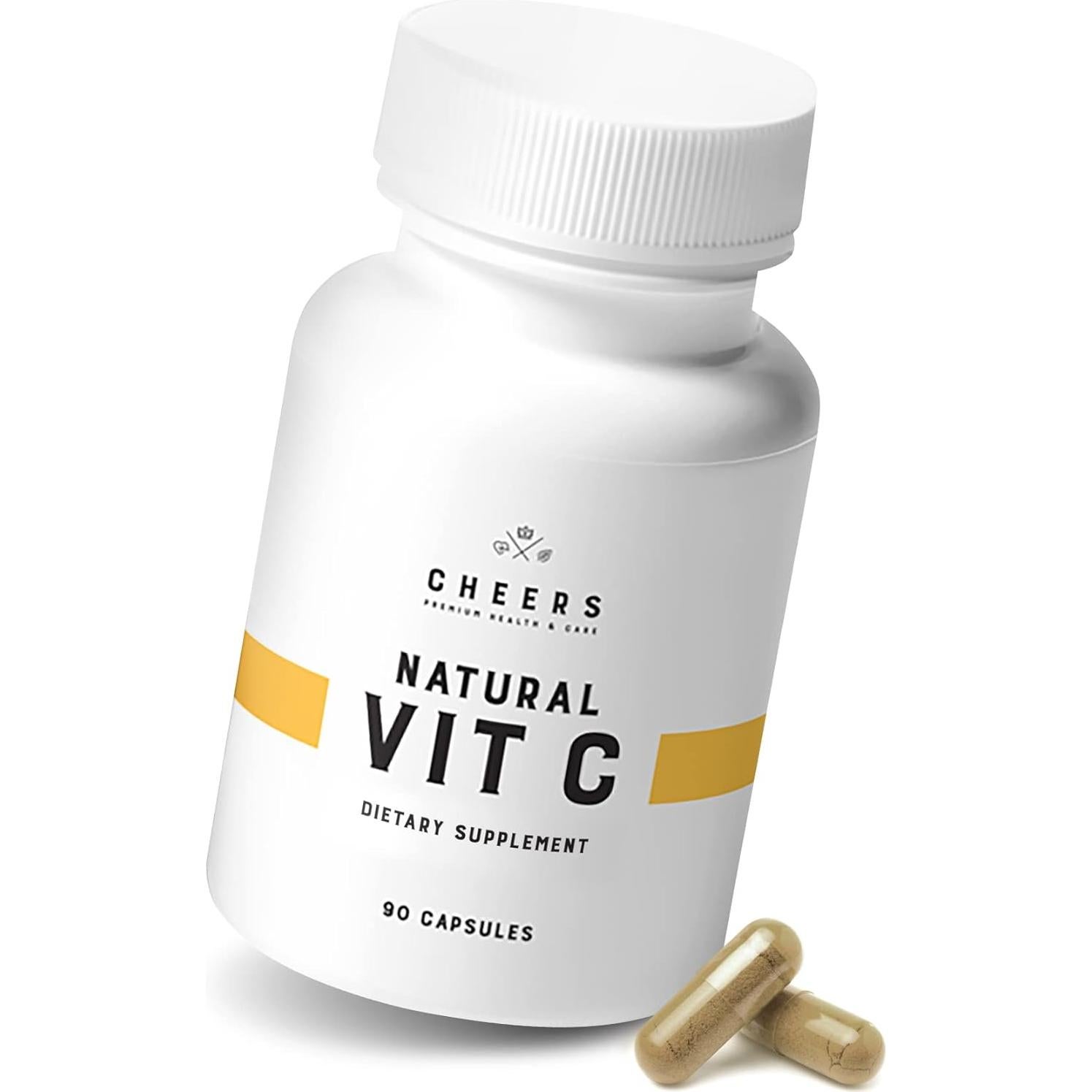 Suplemento Vitamina C 1000mg Cheers | Vegano, Antioxidante | 90 Cápsulas