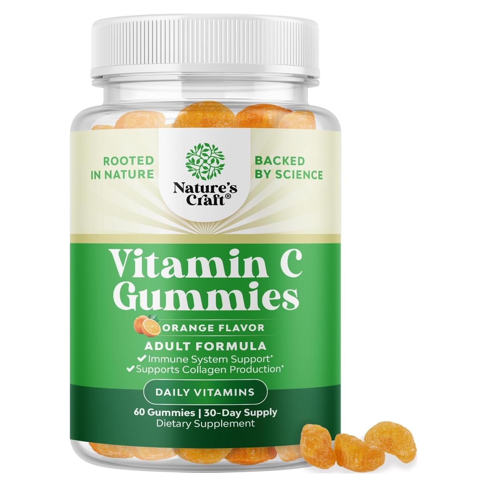 Gomitas de Vitamina C Halal Natures Craft 250mg - Refuerzo Inmunológico