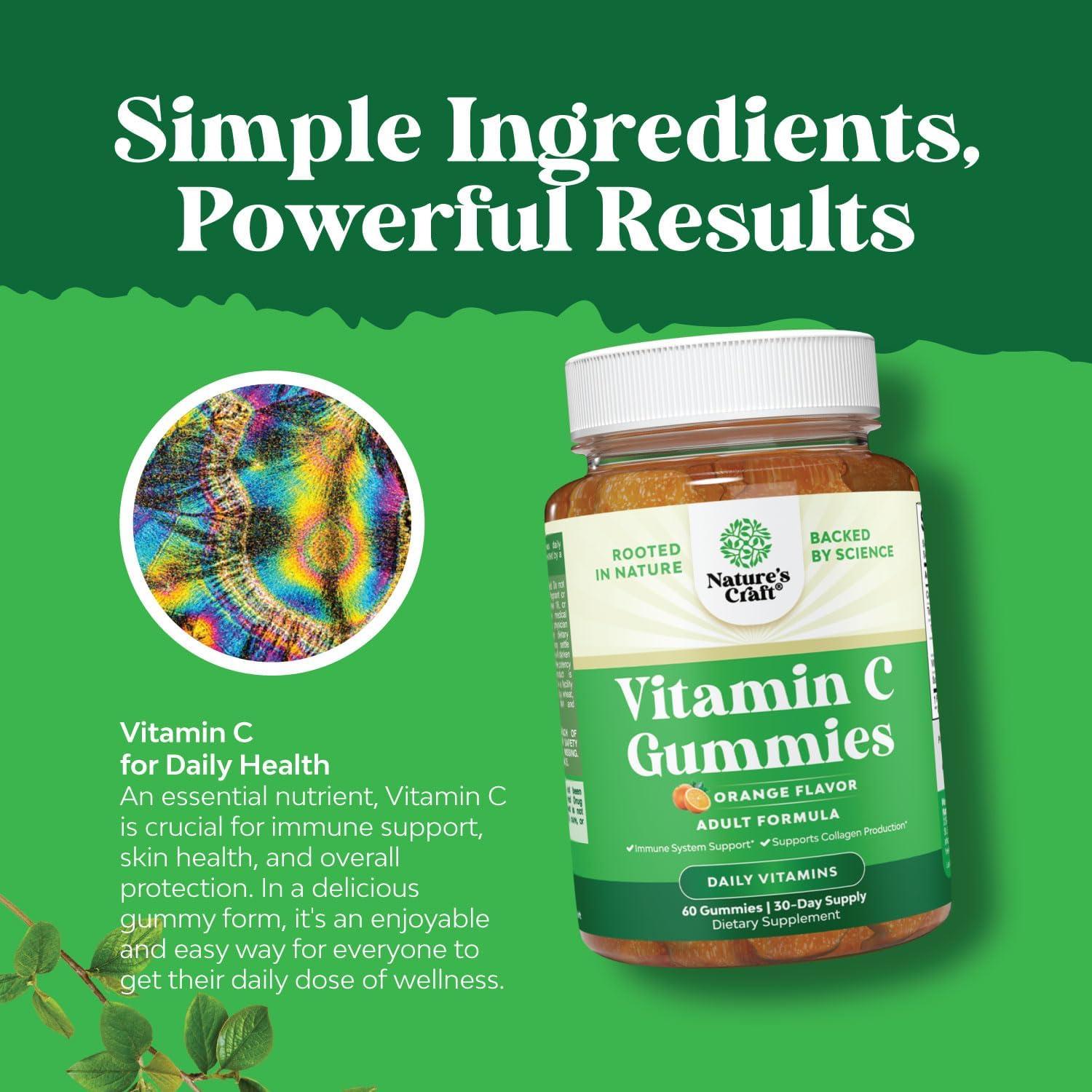 Gomitas de Vitamina C Halal Natures Craft 250mg - Refuerzo Inmunológico