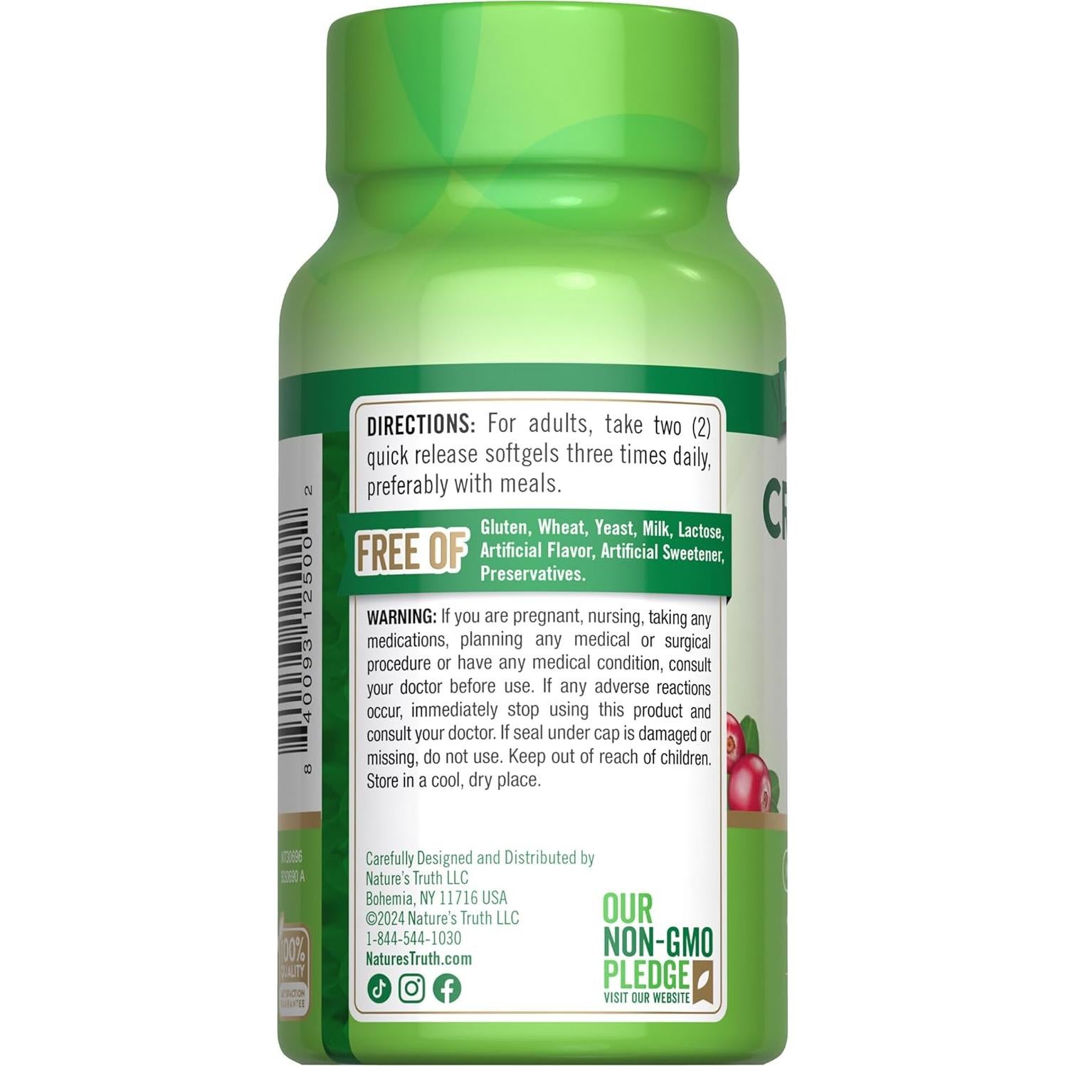 Gelatinas Blandas Arándano Verdad de la Naturaleza 8400mg 150 Pastillas