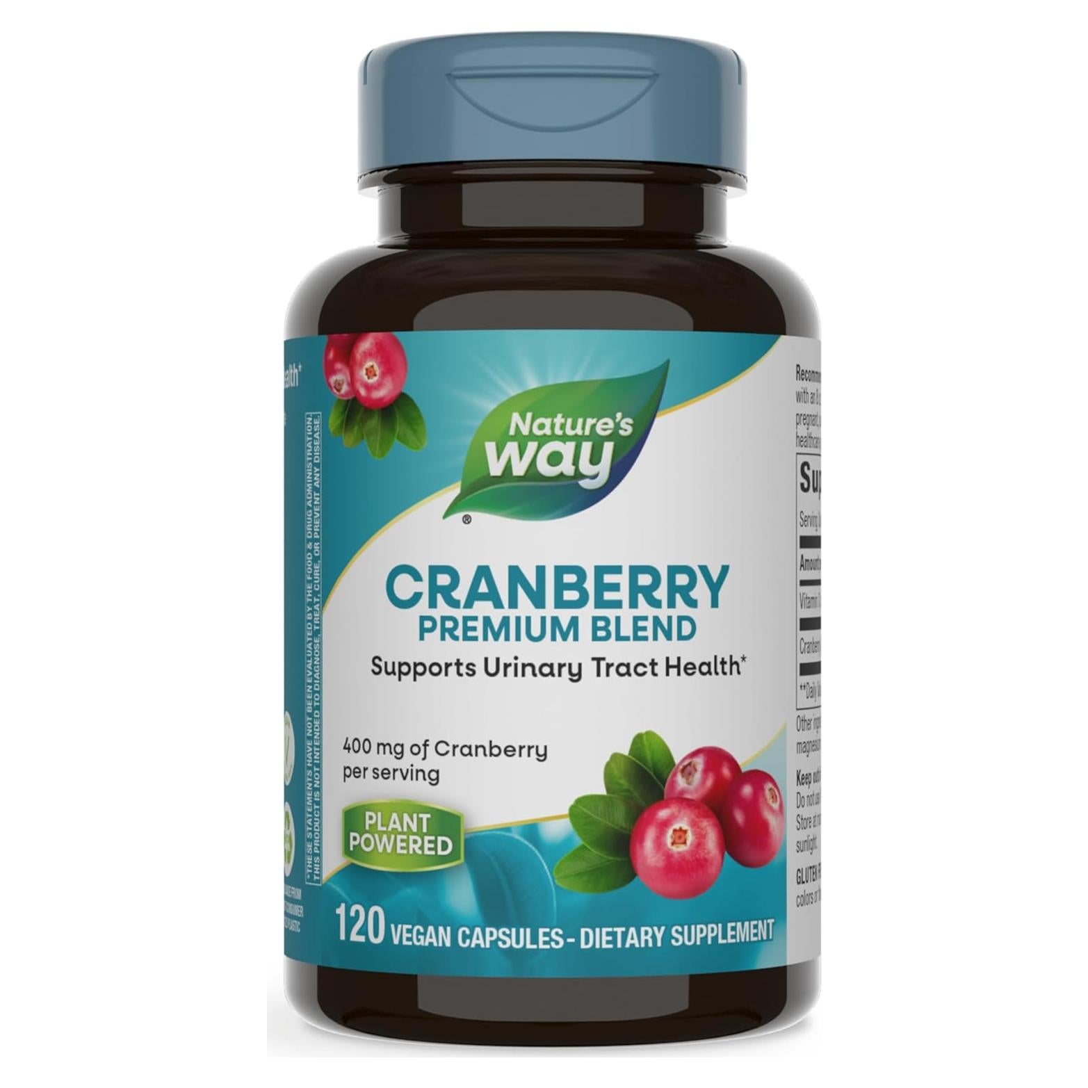 Cápsulas de Arándano Nature's Way 400 mg, 120 Unidades