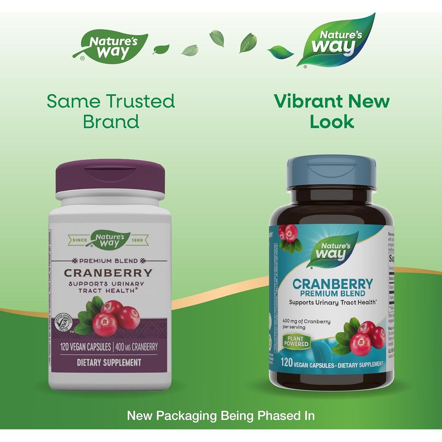 Cápsulas de Arándano Nature's Way 400 mg, 120 Unidades