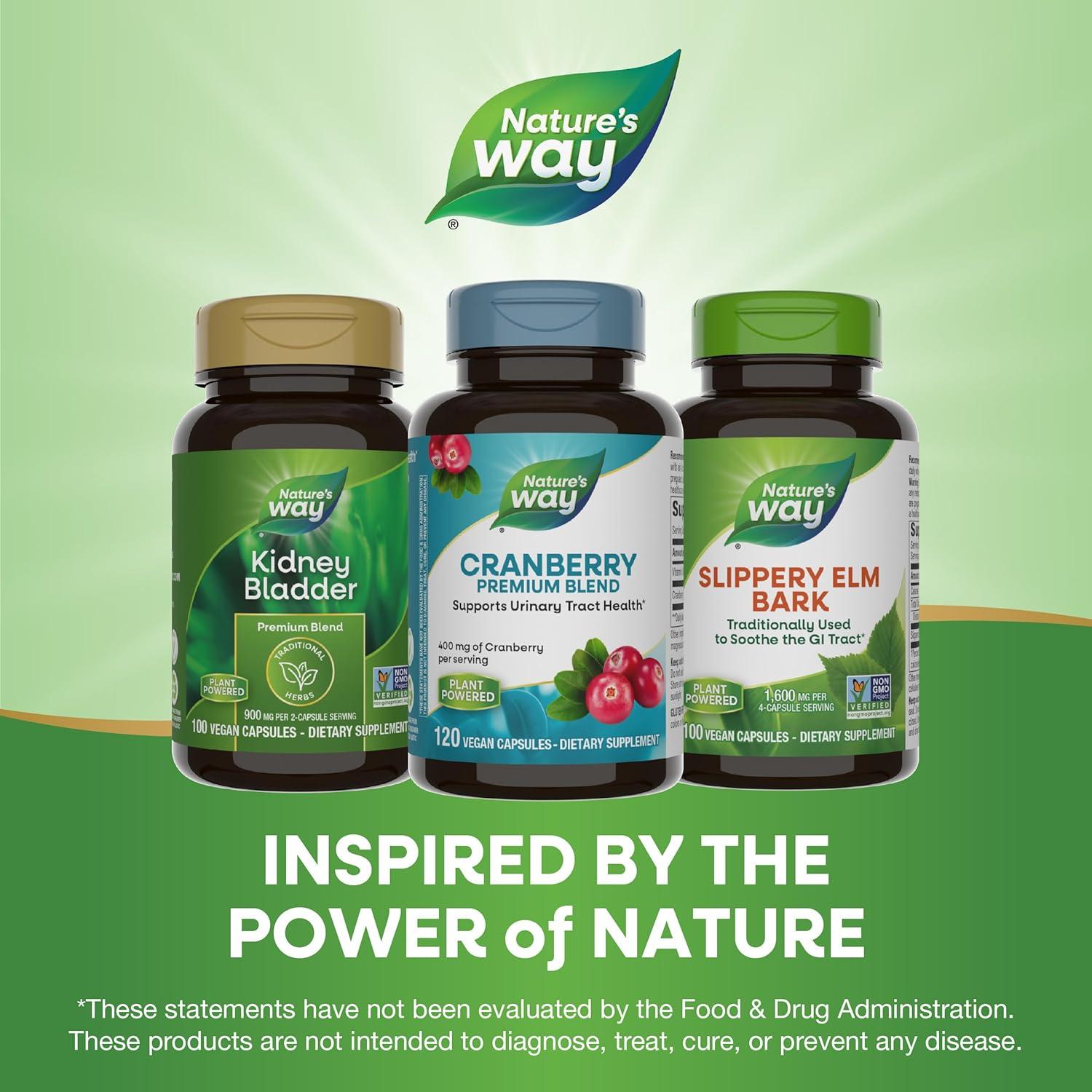 Cápsulas de Arándano Nature's Way 400 mg, 120 Unidades