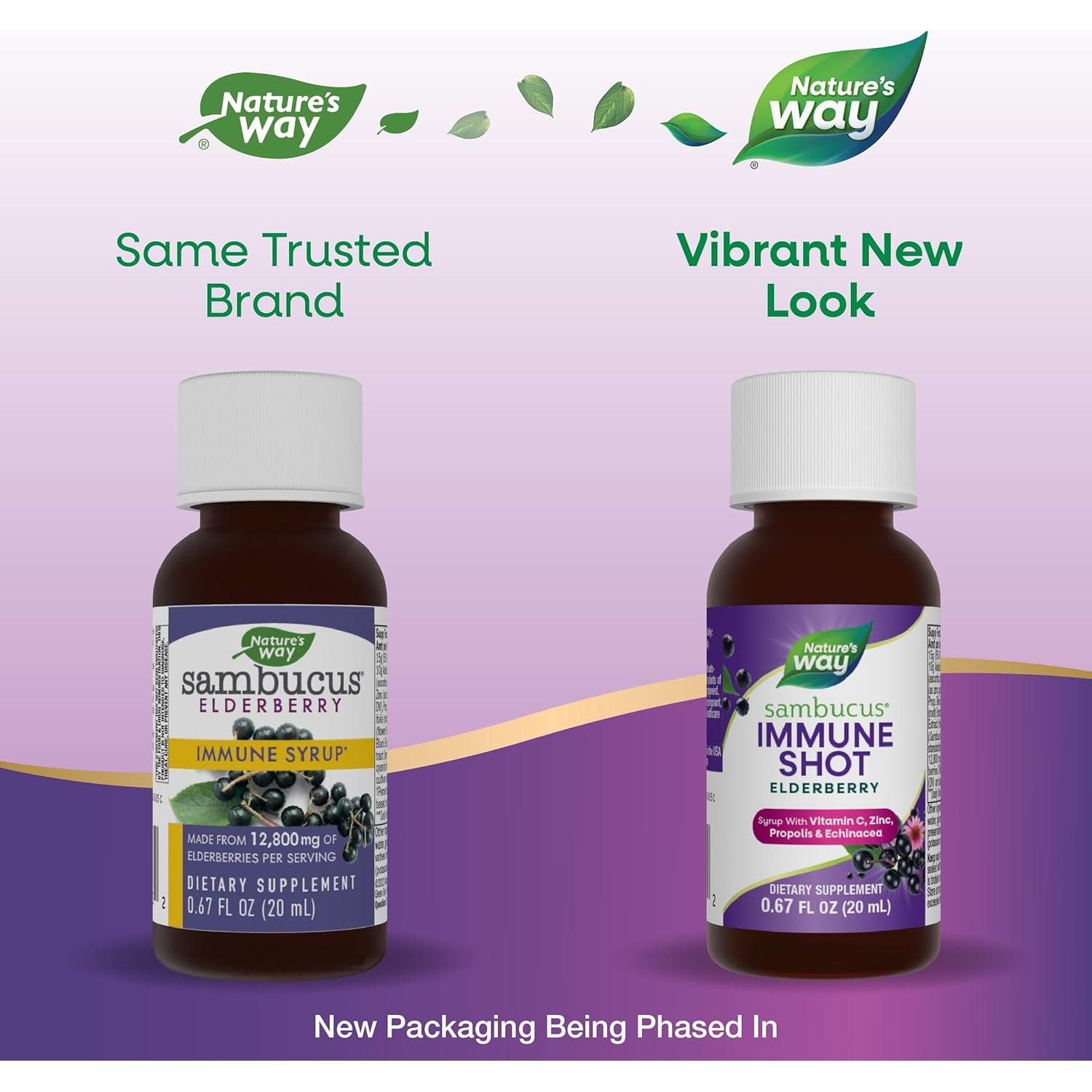 Jarabe Inmunológico Sambucus Nature's Way 12 x 19.84 ml