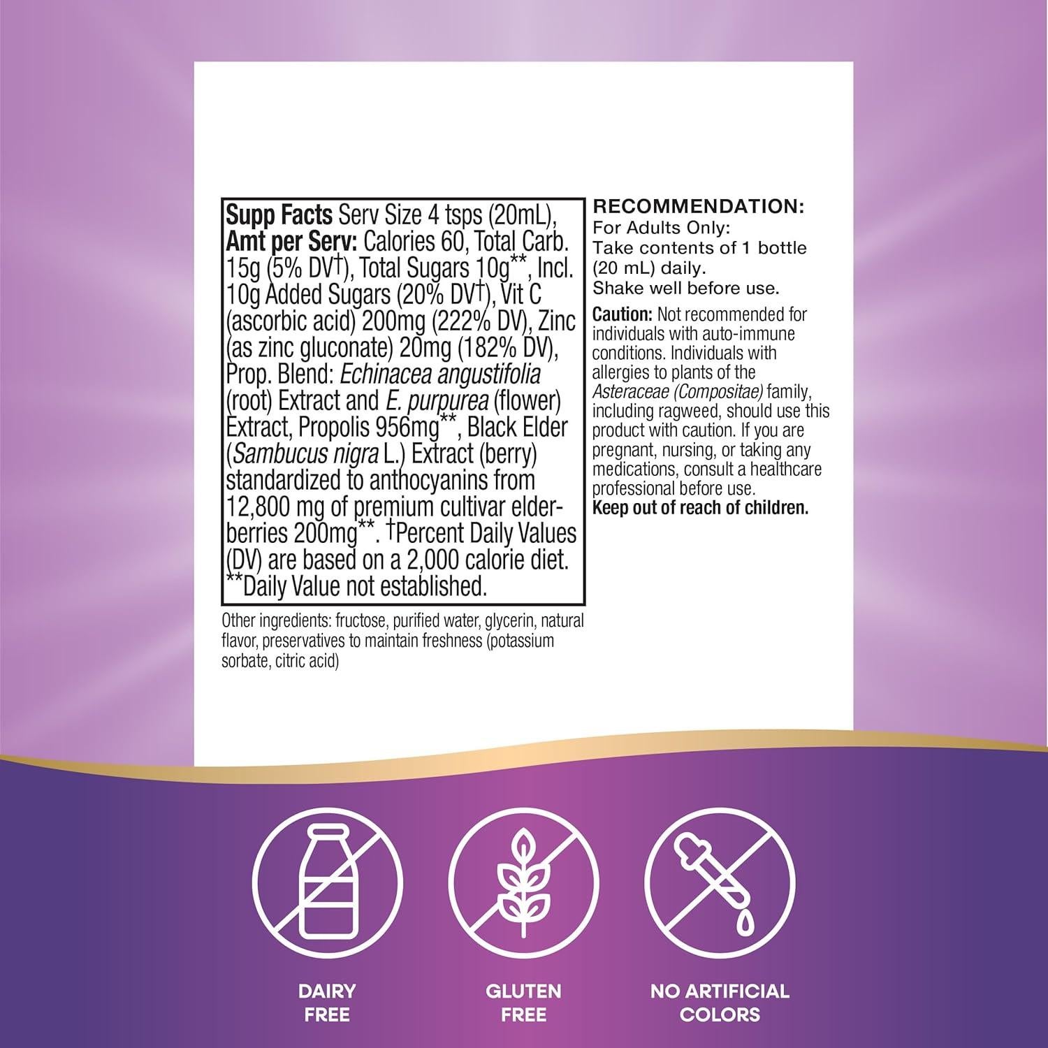 Jarabe Inmunológico Sambucus Nature's Way 12 x 19.84 ml