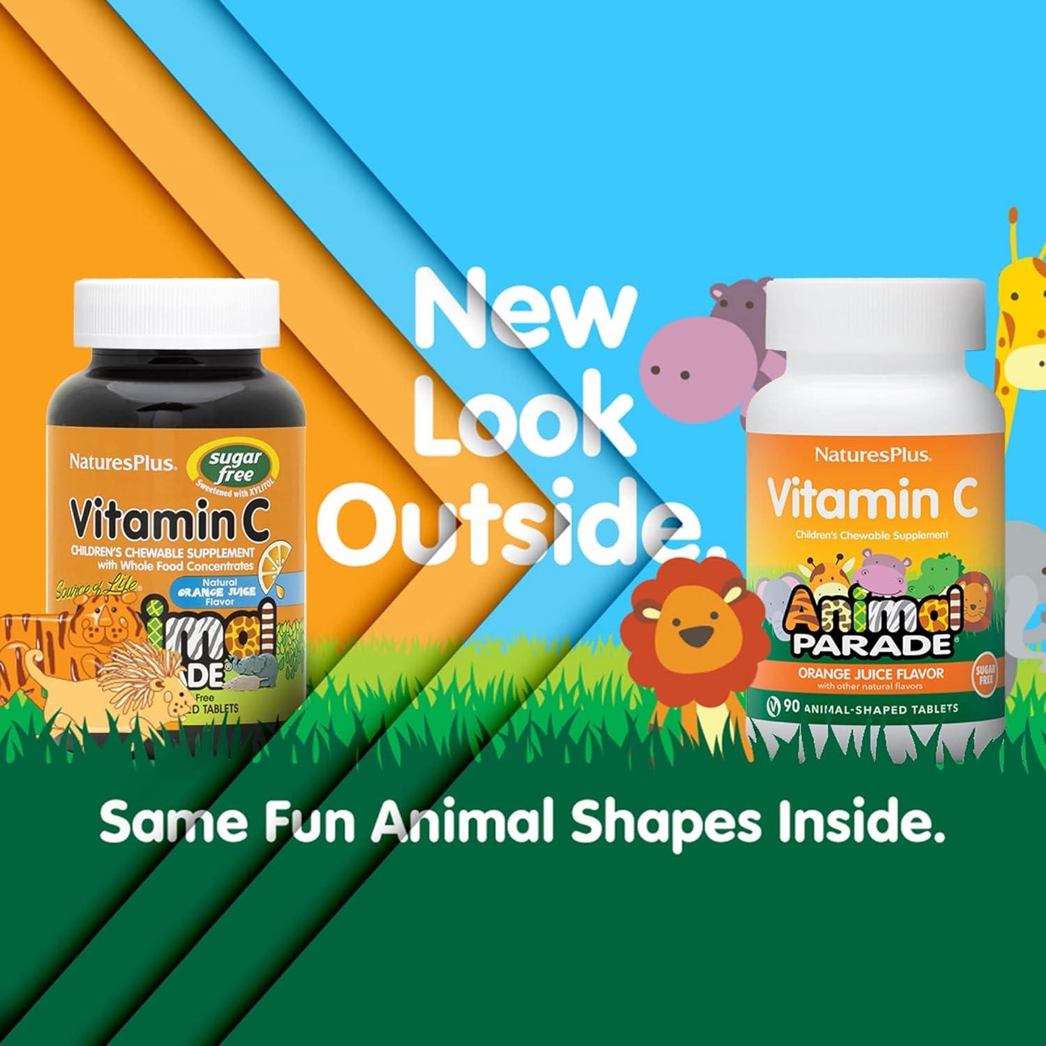 Vitaminas C Masticables para Niños Nature's Plus 90 Tabletas