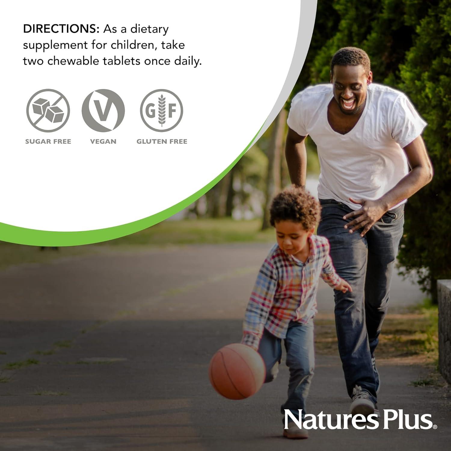 Vitaminas C Masticables para Niños Nature's Plus 90 Tabletas