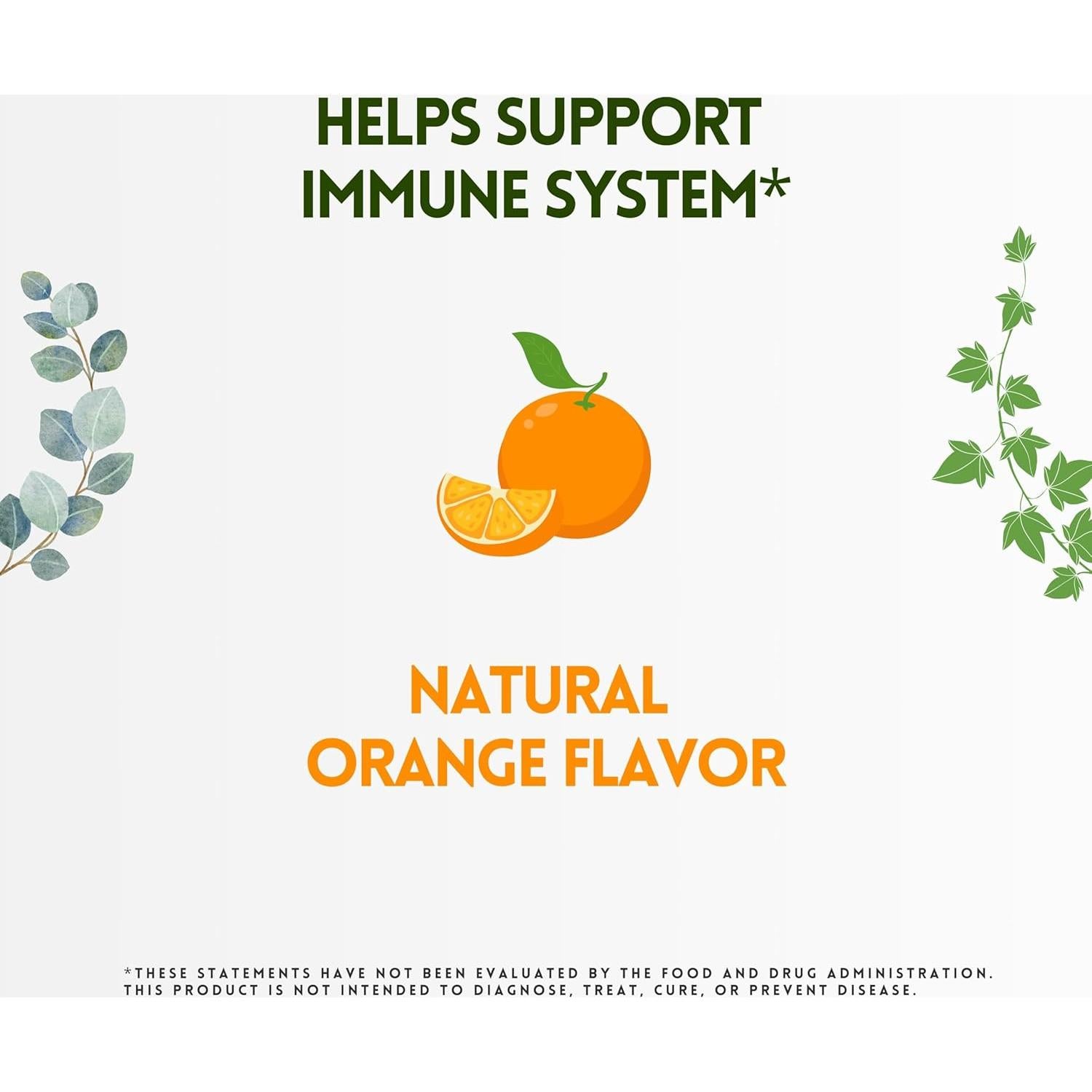 Pastillas Herbion Naturals Zinc Echinacea Vitamina C 125 g Naranja