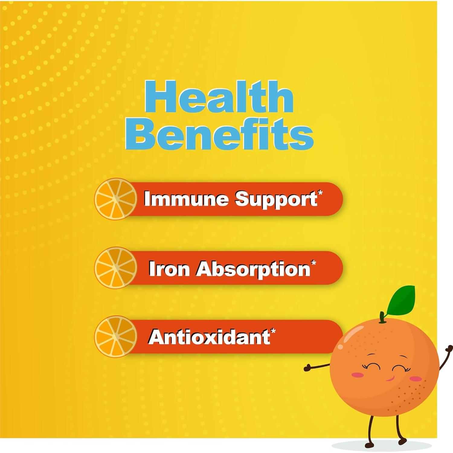 Gomitas de Vitamina C Doctor's Finest 250 mg para Niños - 120 Gelatinas