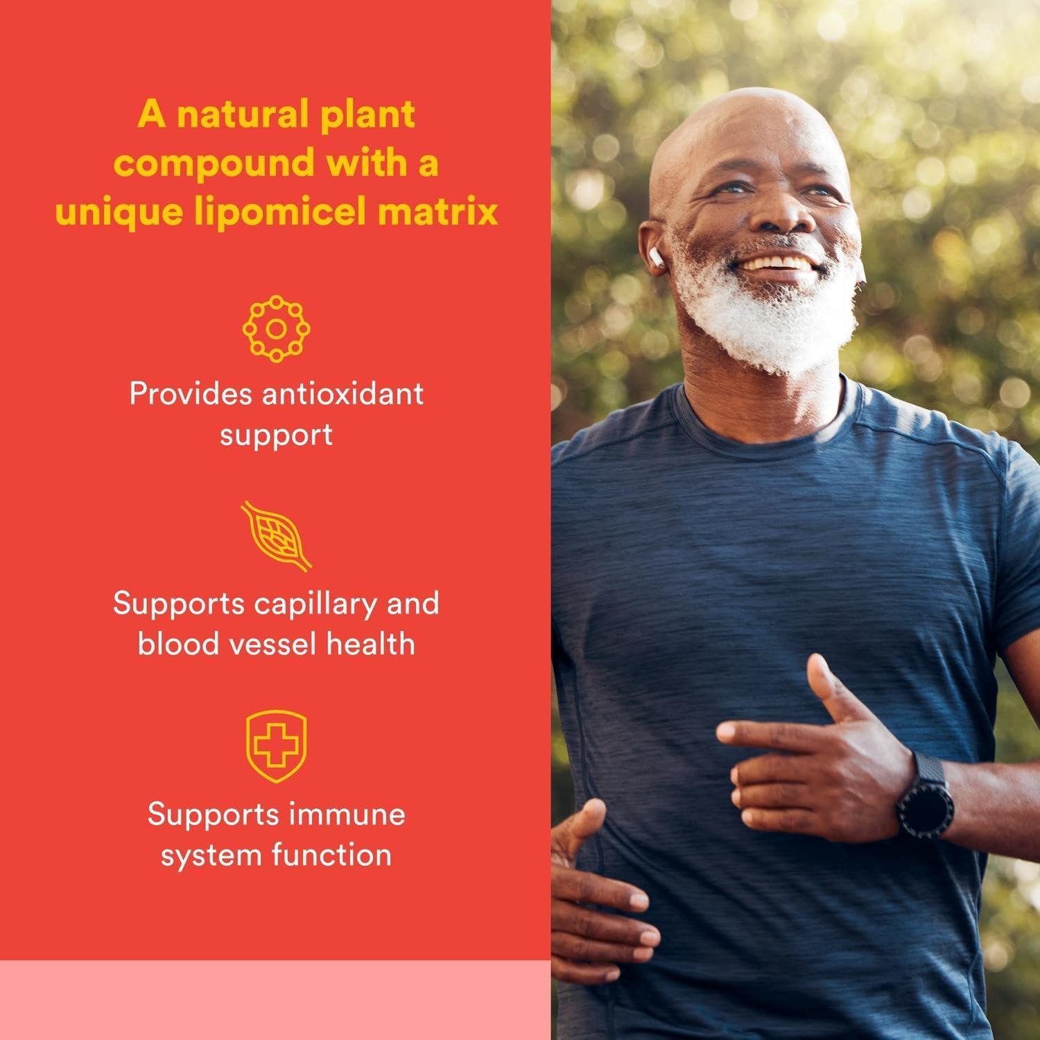 Gel LipoMicel de Quercetina 60 Contenido Factores Naturales