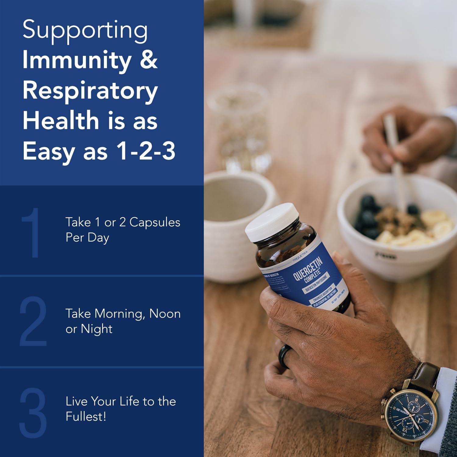 Quercetina Fitósoma Triquetra Health 60 Cápsulas 50X Absorción