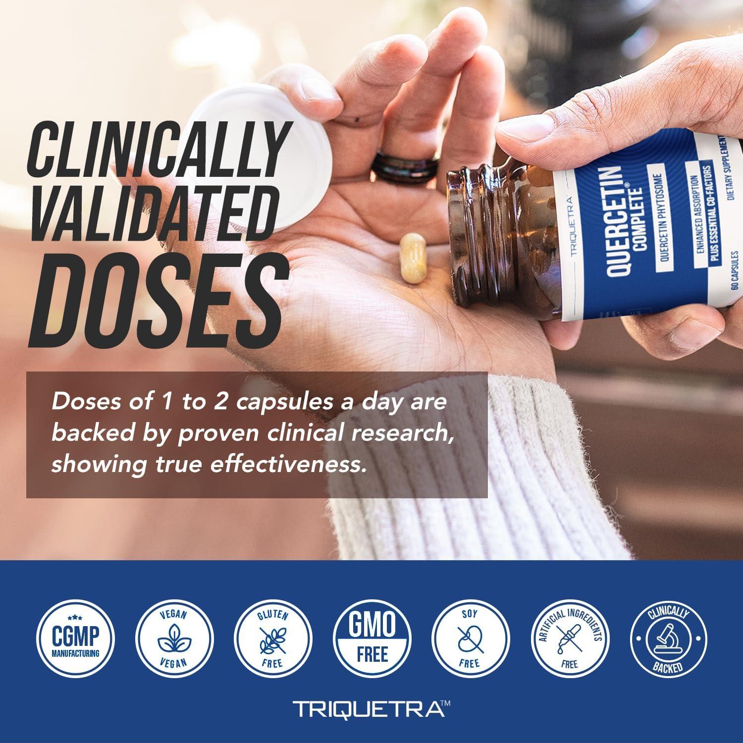 Quercetina Fitósoma Triquetra Health 60 Cápsulas 50X Absorción