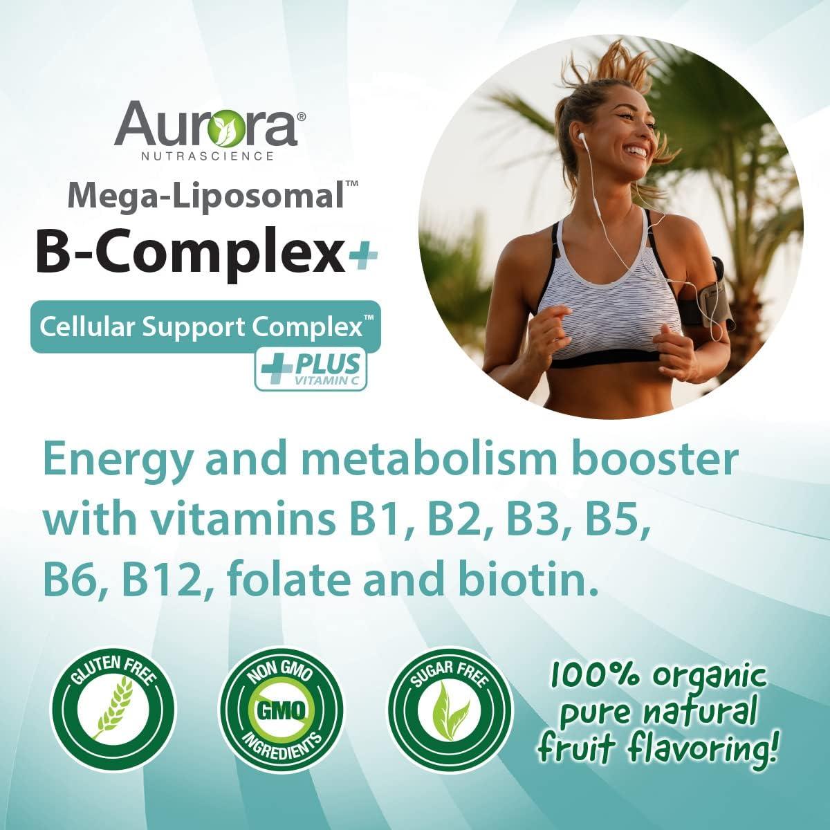 Aurora Nutrascience Mega-Liposomal B-Complejo + Vitamina C 473 ml