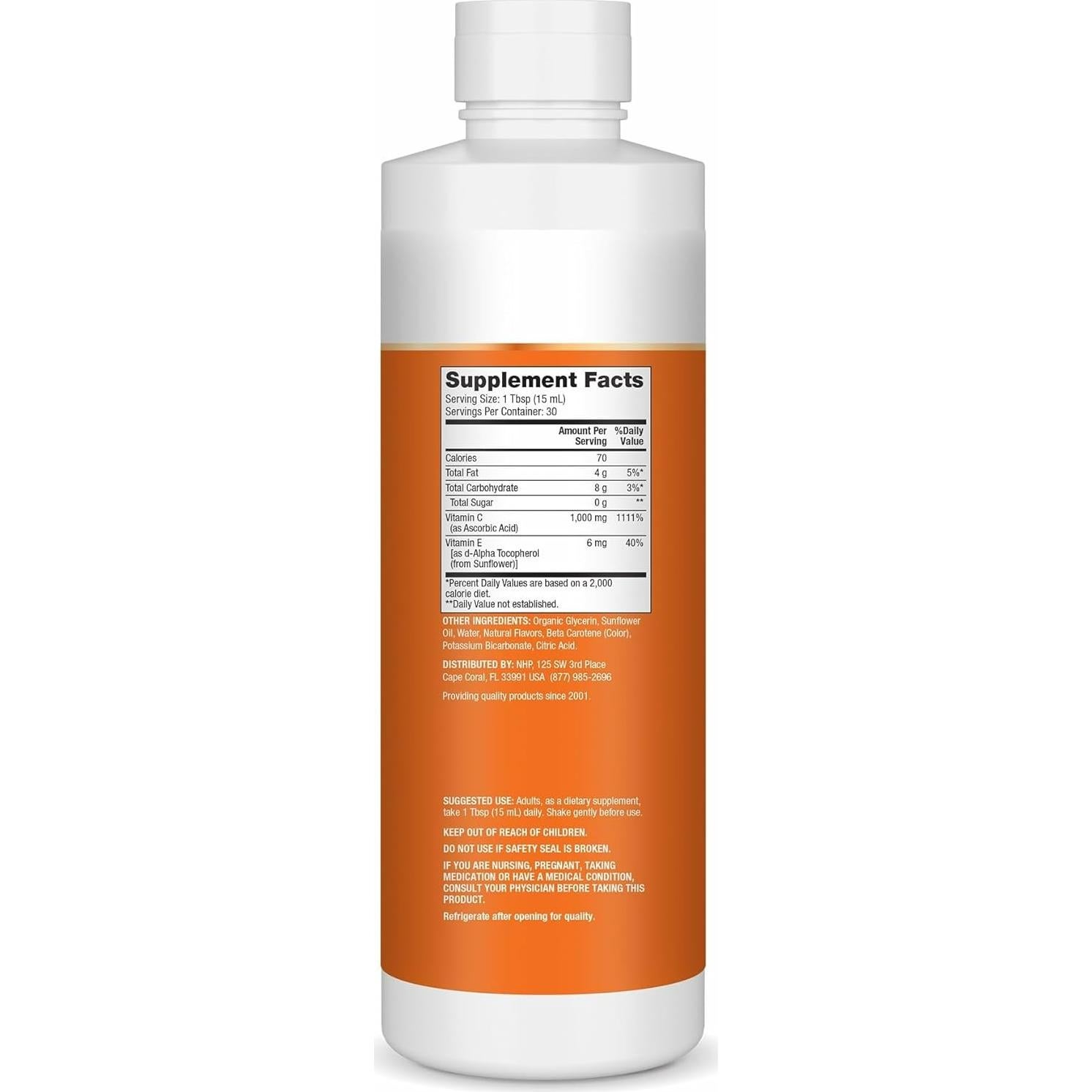 Suplemento Líquido de Vitamina C Liposomal Dr. Mercola 450 mL